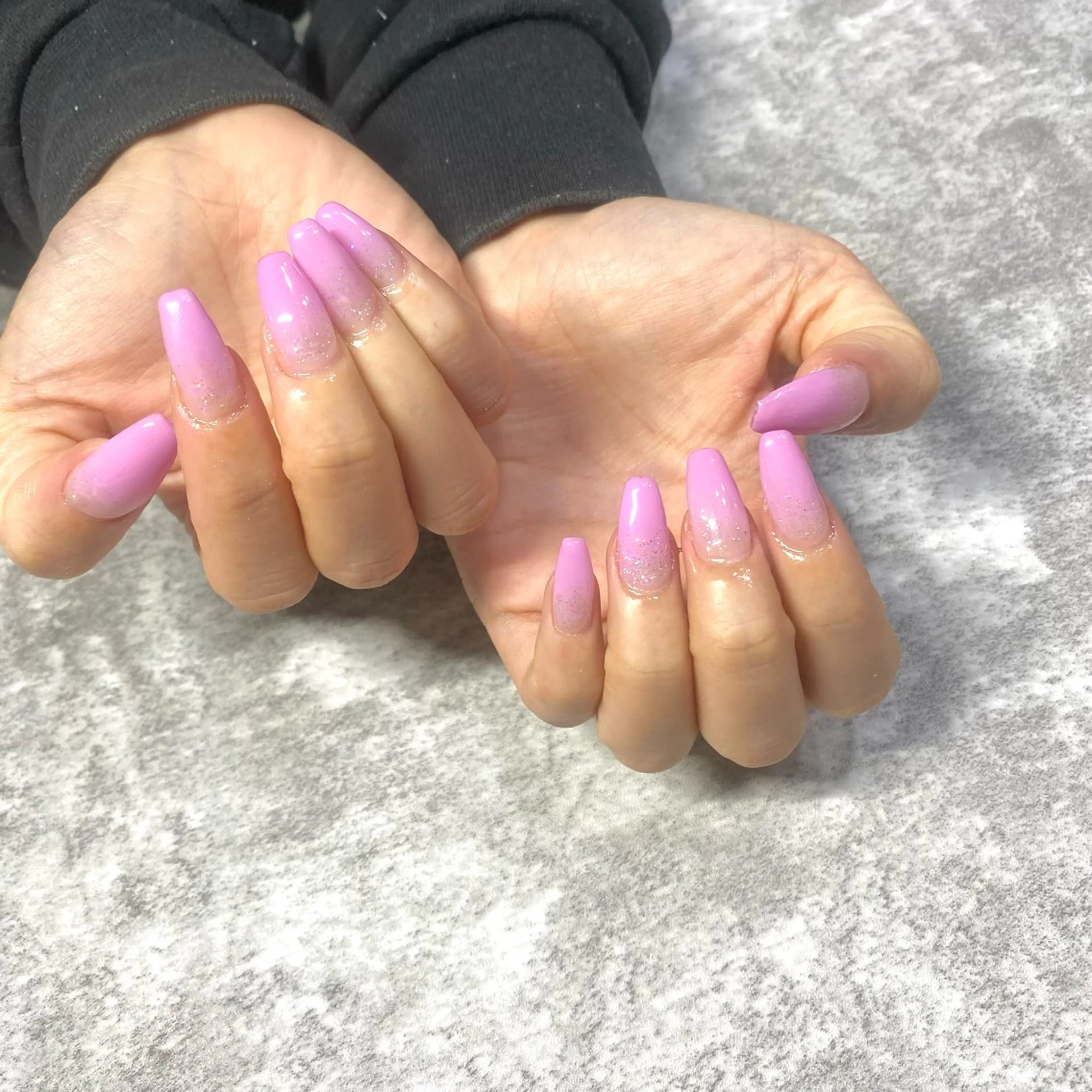 ネイル ピンク パープル ハンドネイル ★Rinail... .のネイルデザイン