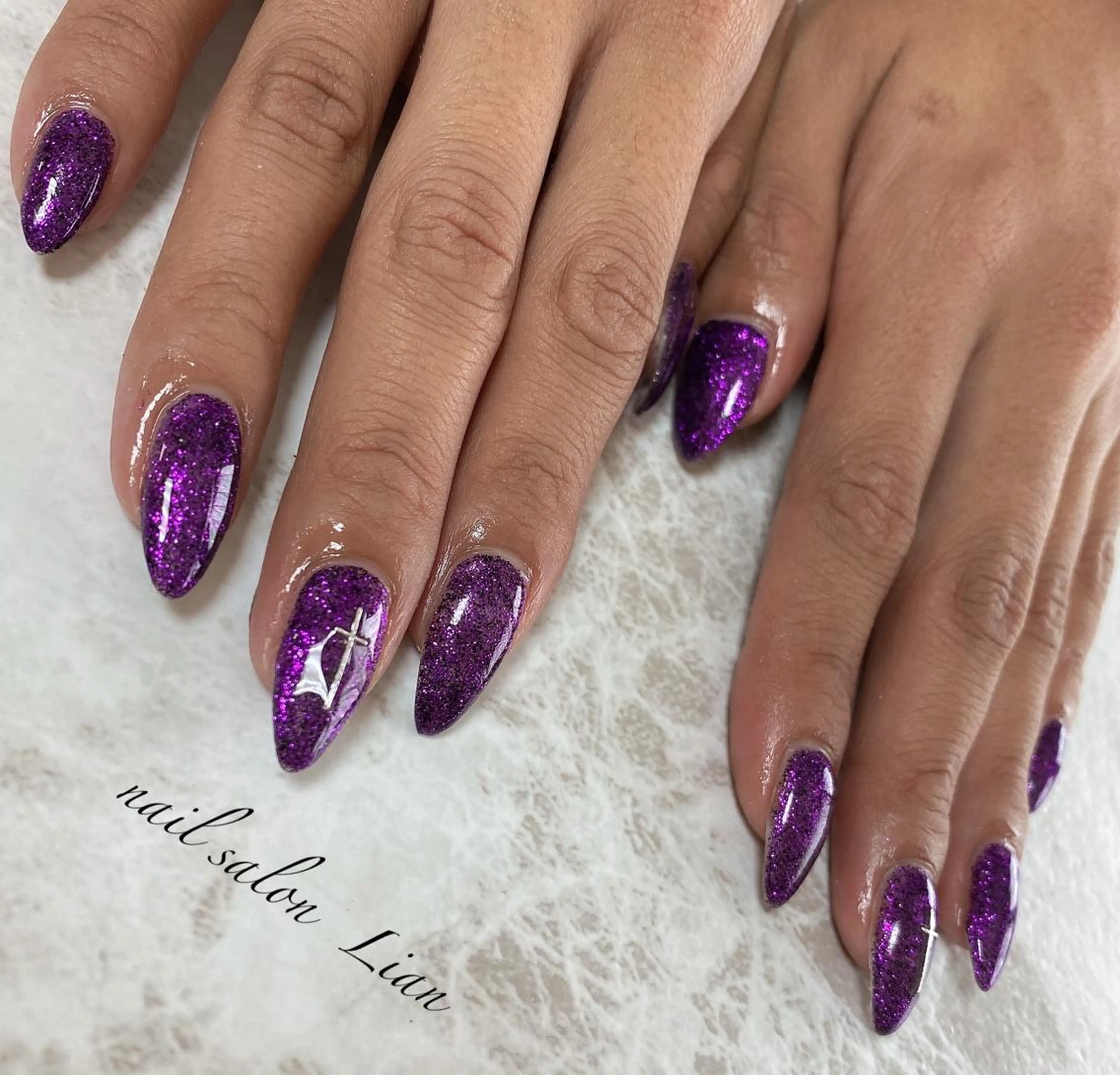 ロング ネイル nail salon Lianのネイルデザイン