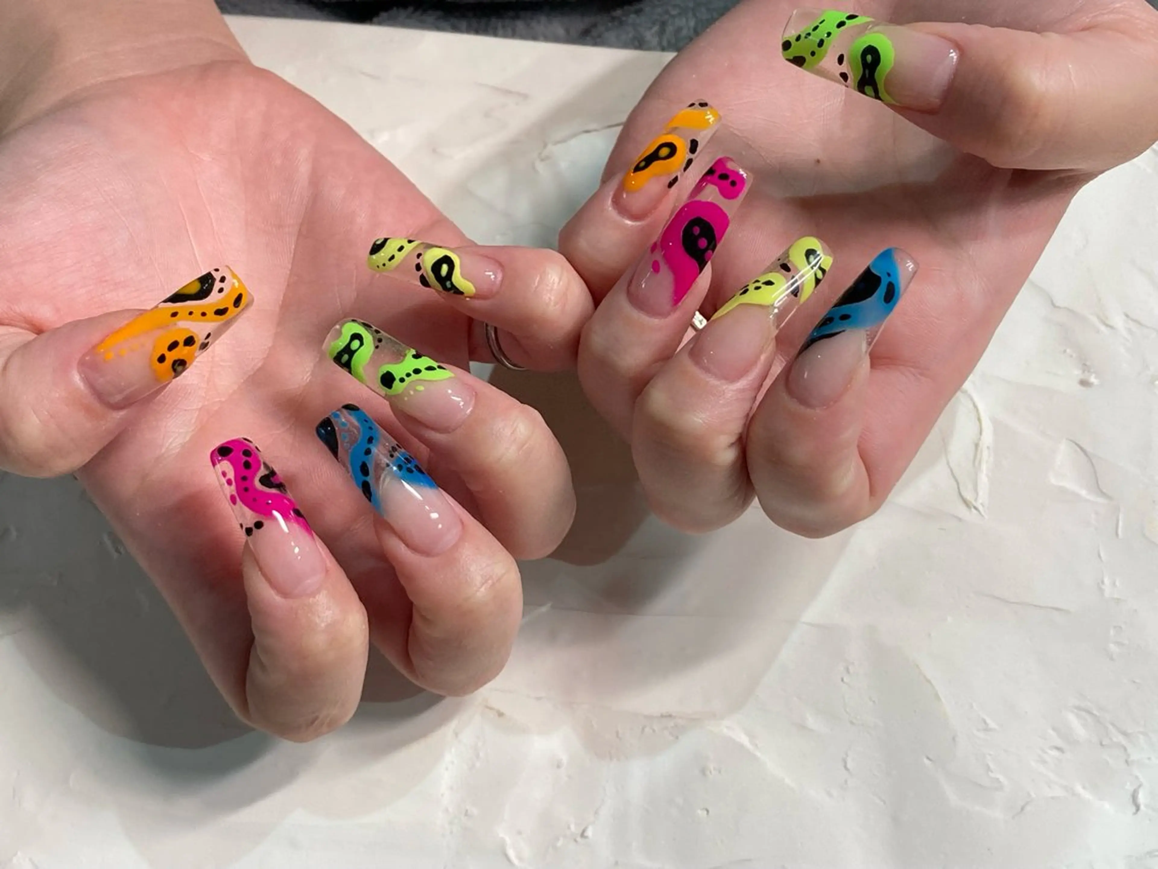 ネイル クリアネイル 【Bright】 Rieのネイルデザイン