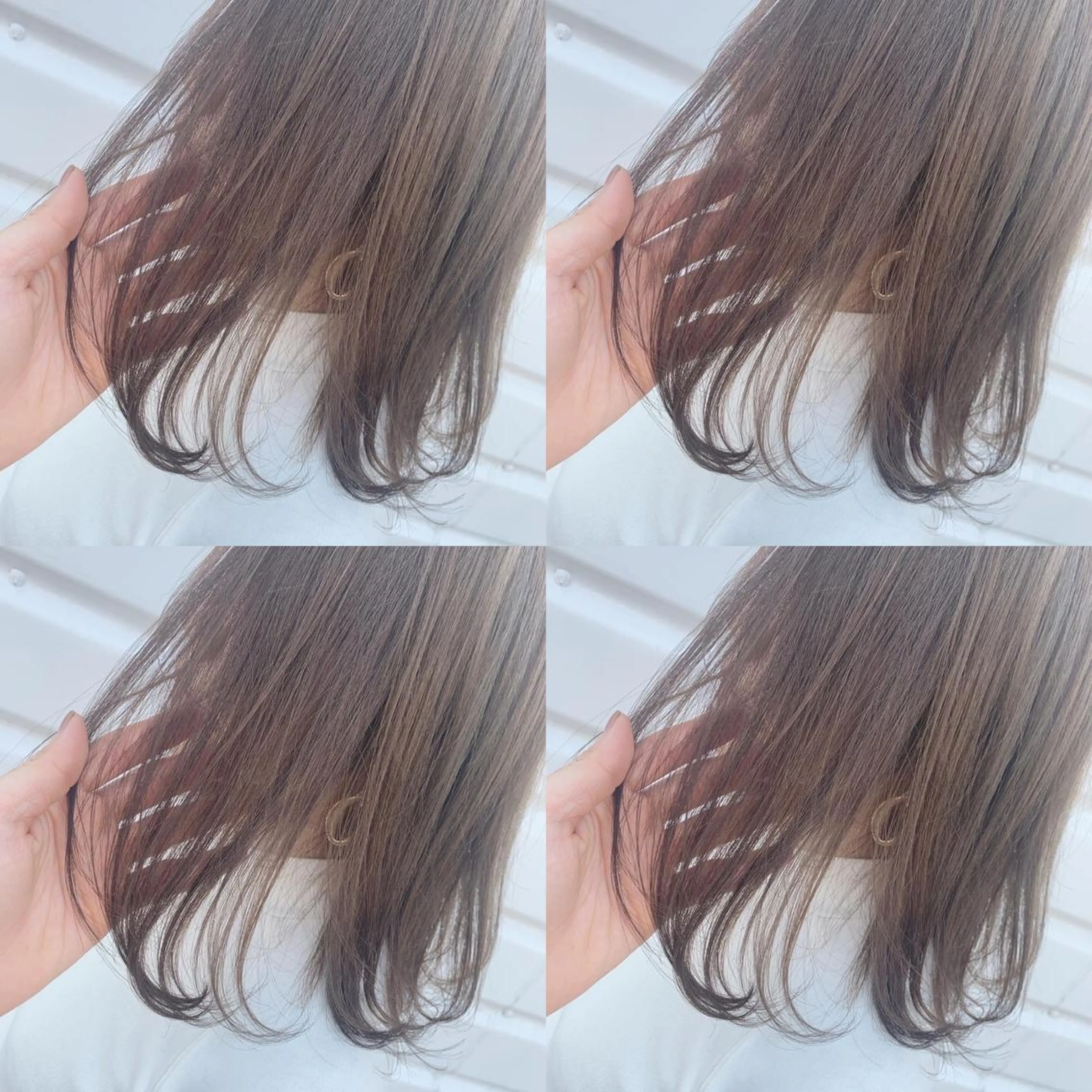 セミロング ヘアカラー 佐藤 香太のヘアスタイル