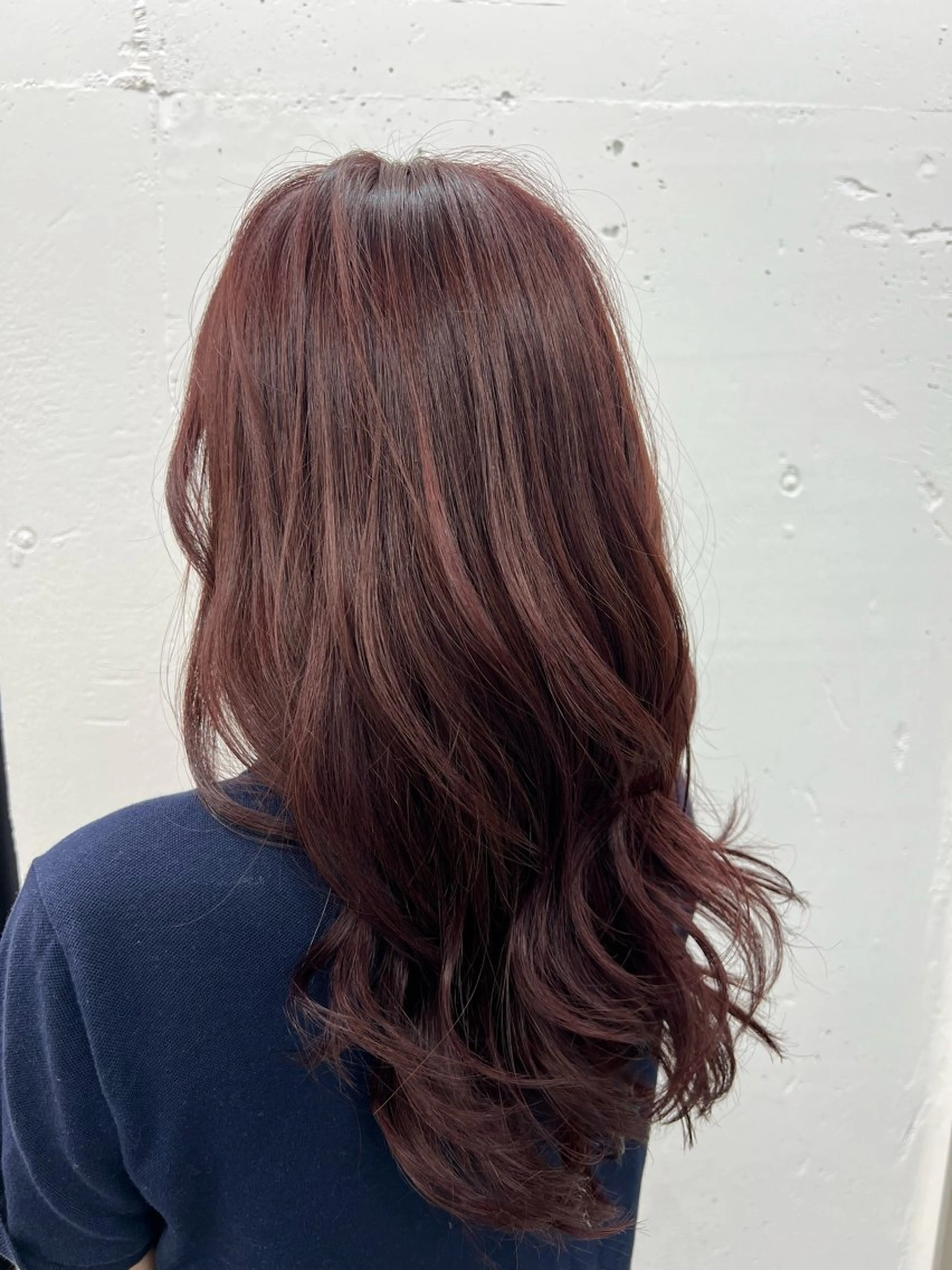 セミロング カラー ボルドーカラー ヘアカラー 🌷︎あすか🌷 JILLSTUDIOのヘアスタイル