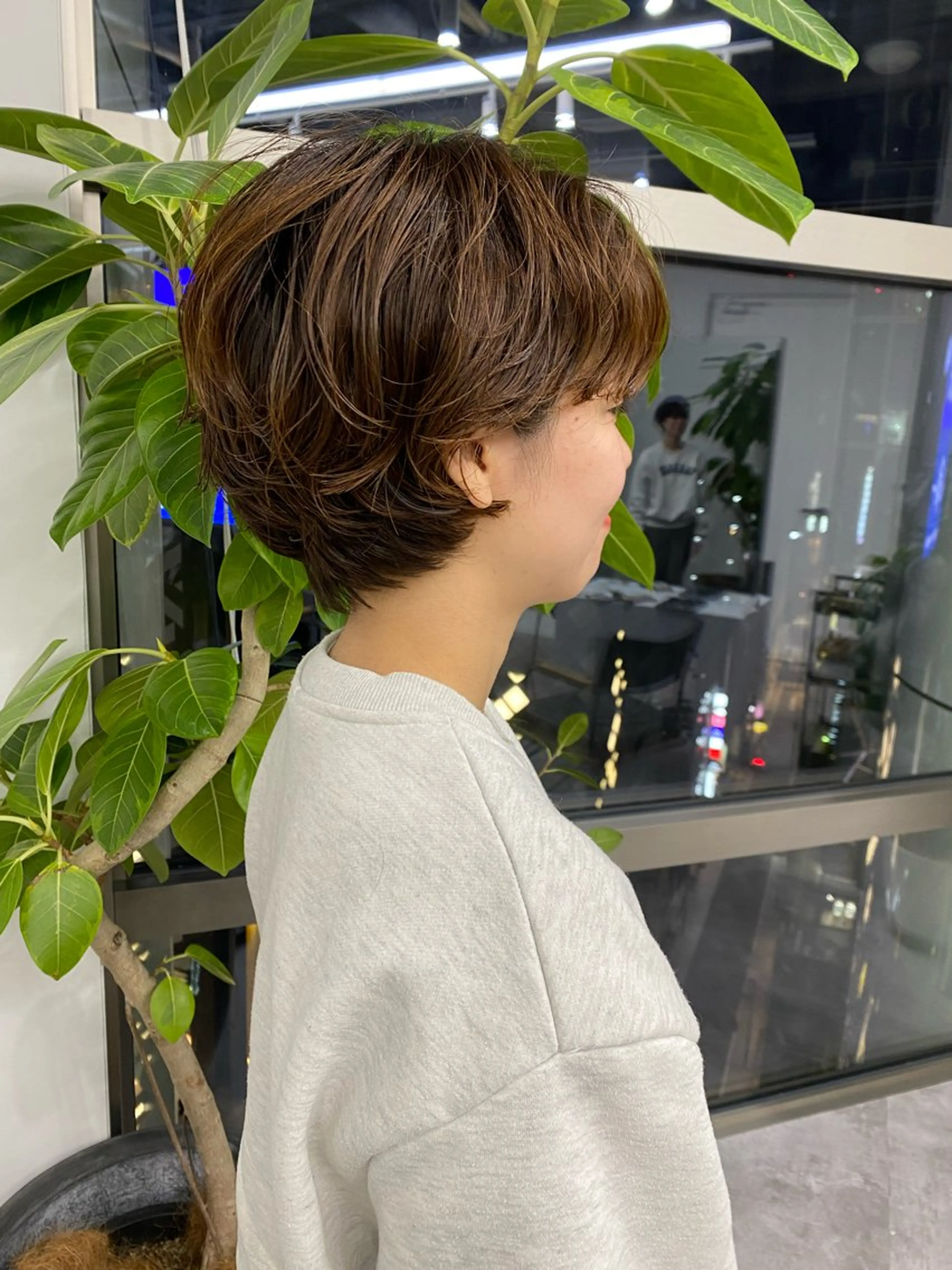 ショート カラー パーマ ヘアアレンジ レイヤー/メンズ🥑 マエダアズミ🥑のヘアスタイル