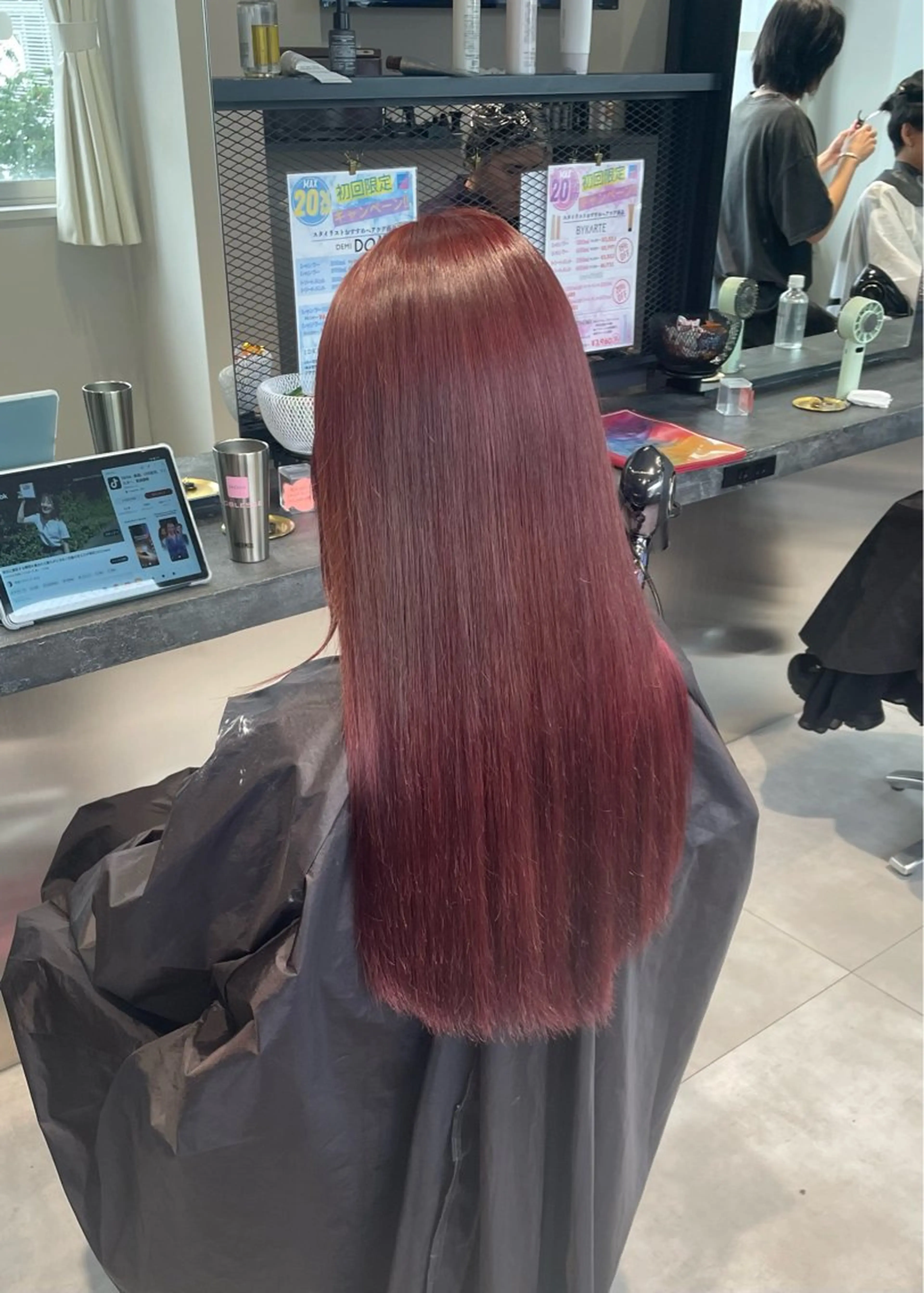 ロング カラー ダブルカラー レッドカラー 💝ブリーチ ショート/れい💝のヘアスタイル