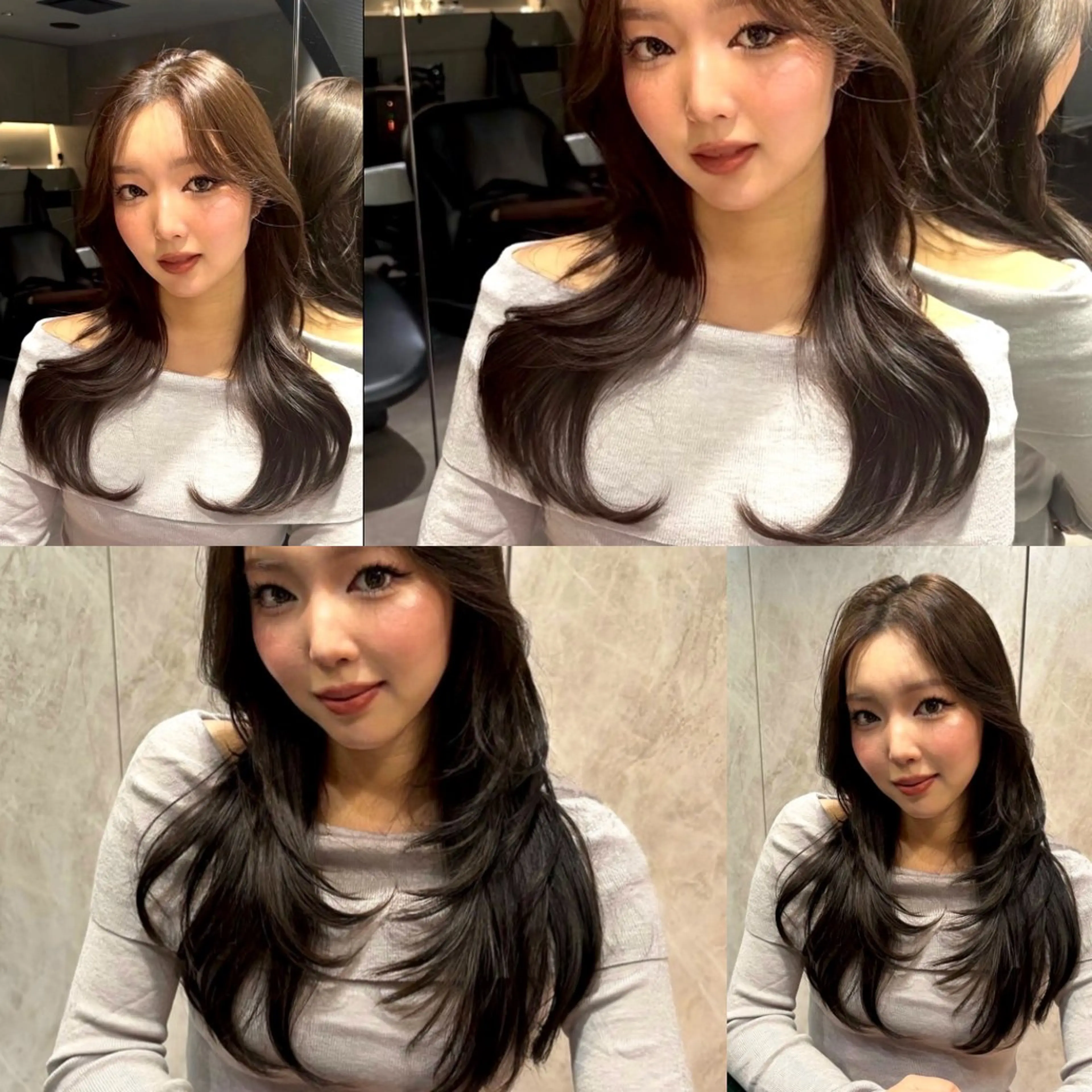 ロング 顔周りレイヤーカット /髪質改善/ゆう🤍のヘアスタイル