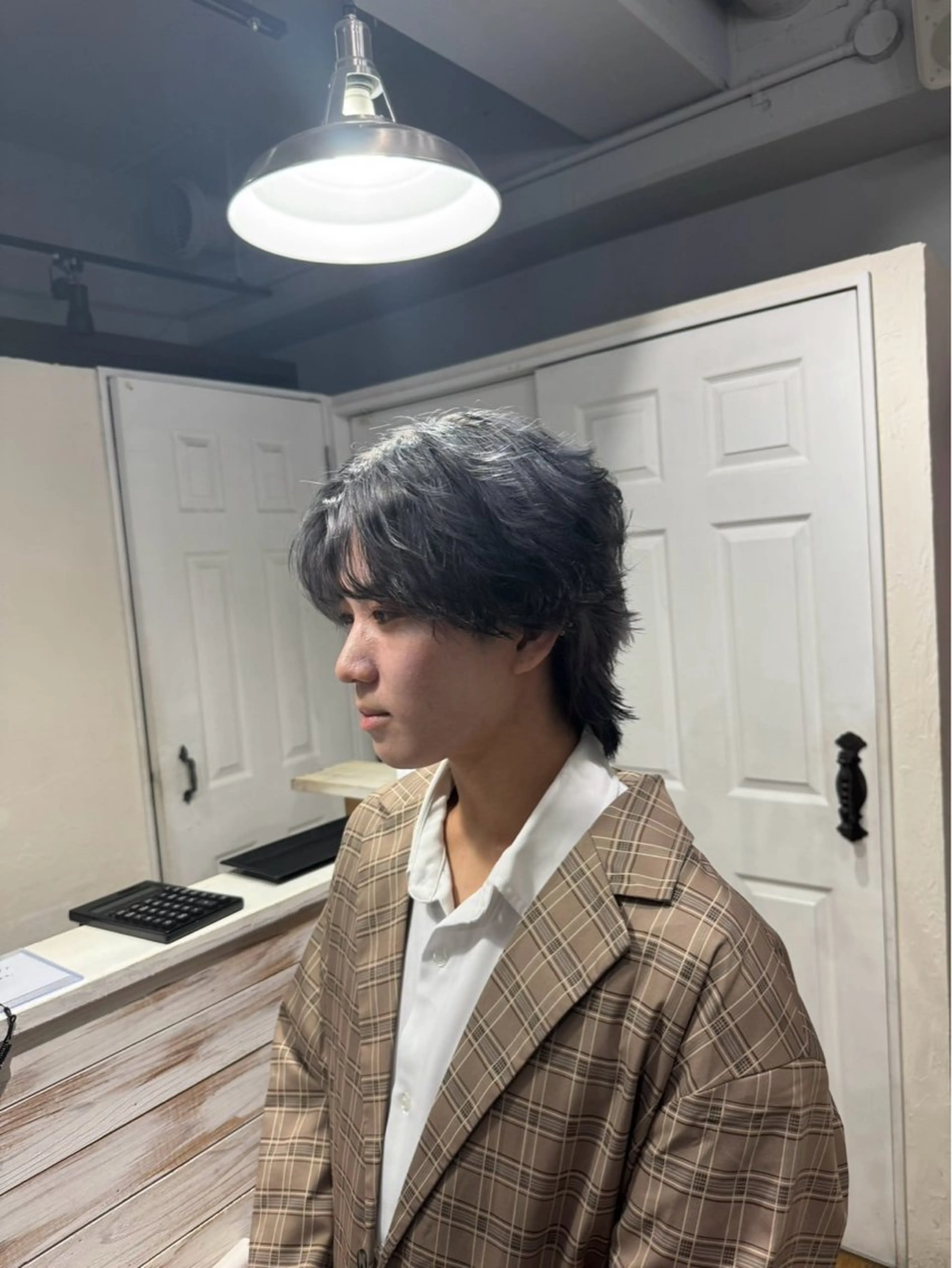 カラー メンズ 透明感カラー シルバー ヘアカラー 髪質改善Acero.所属・髪質改善Acero. shoyaのヘアスタイル