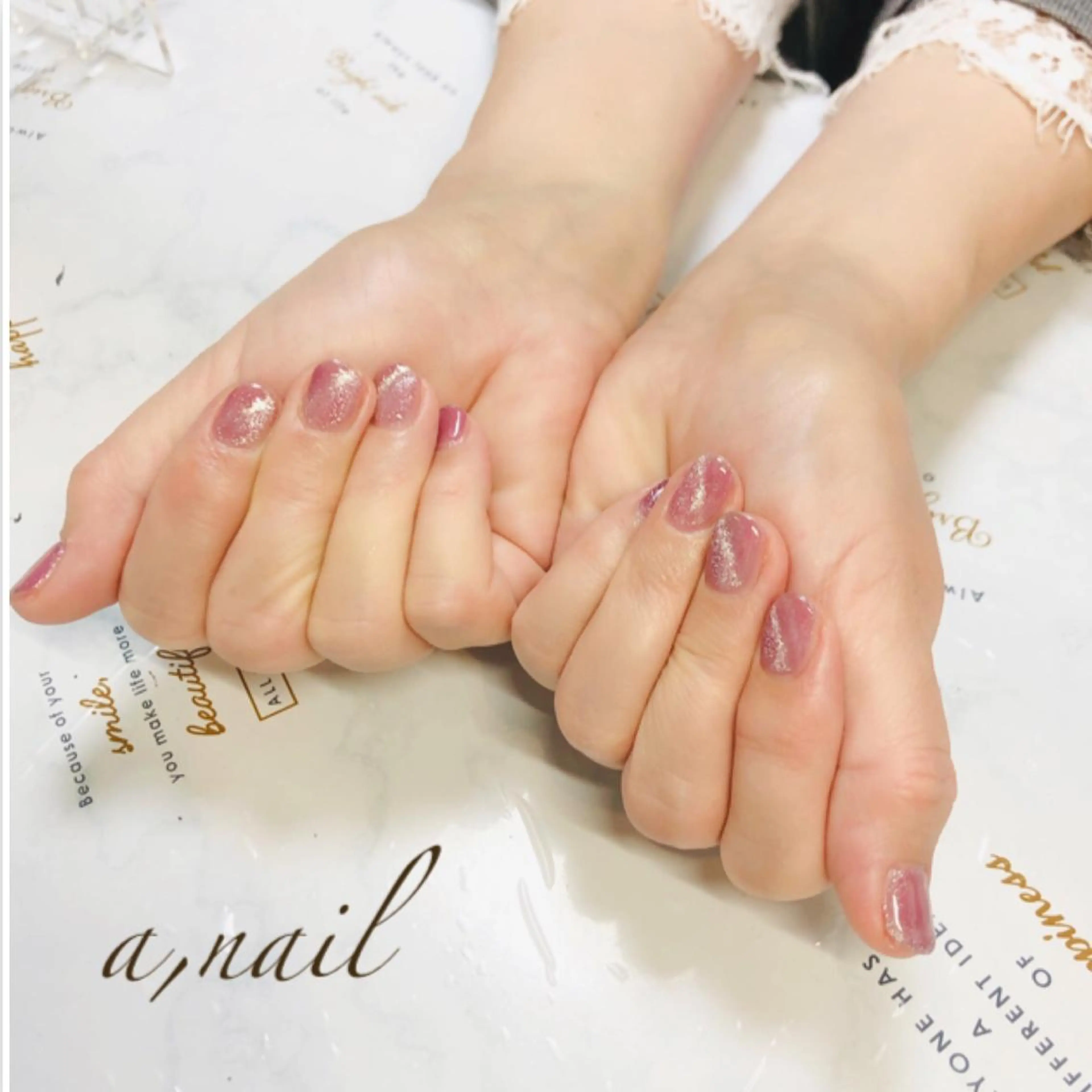 ネイル フットネイル ジェルネイル グラデーション ラメ(グリッター) ラメグラデーション ネイルサロン エーネイルのネイルデザイン