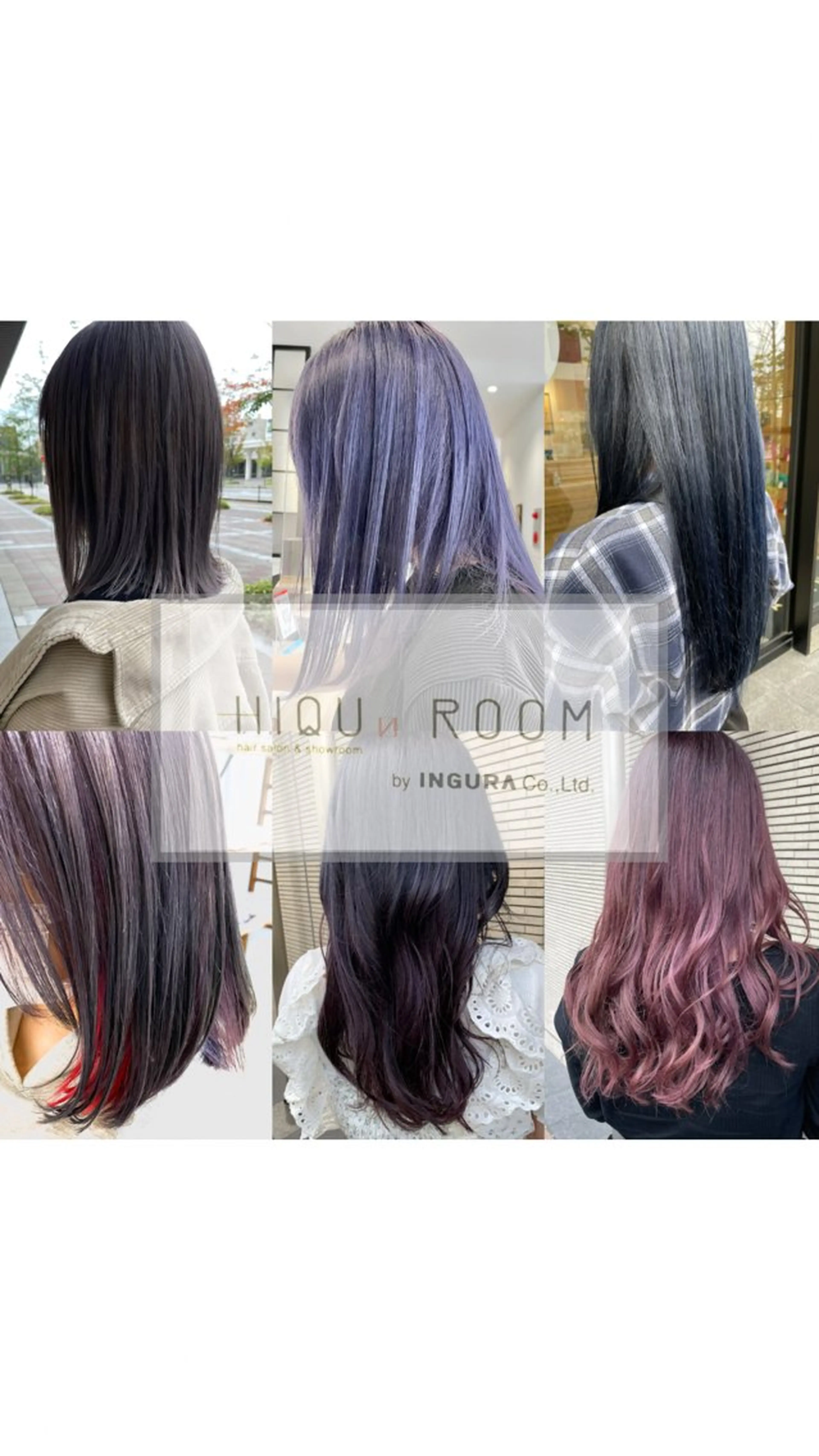 セミロング 韓国風ヘア HIQU ROOM 💫yuka.のヘアスタイル