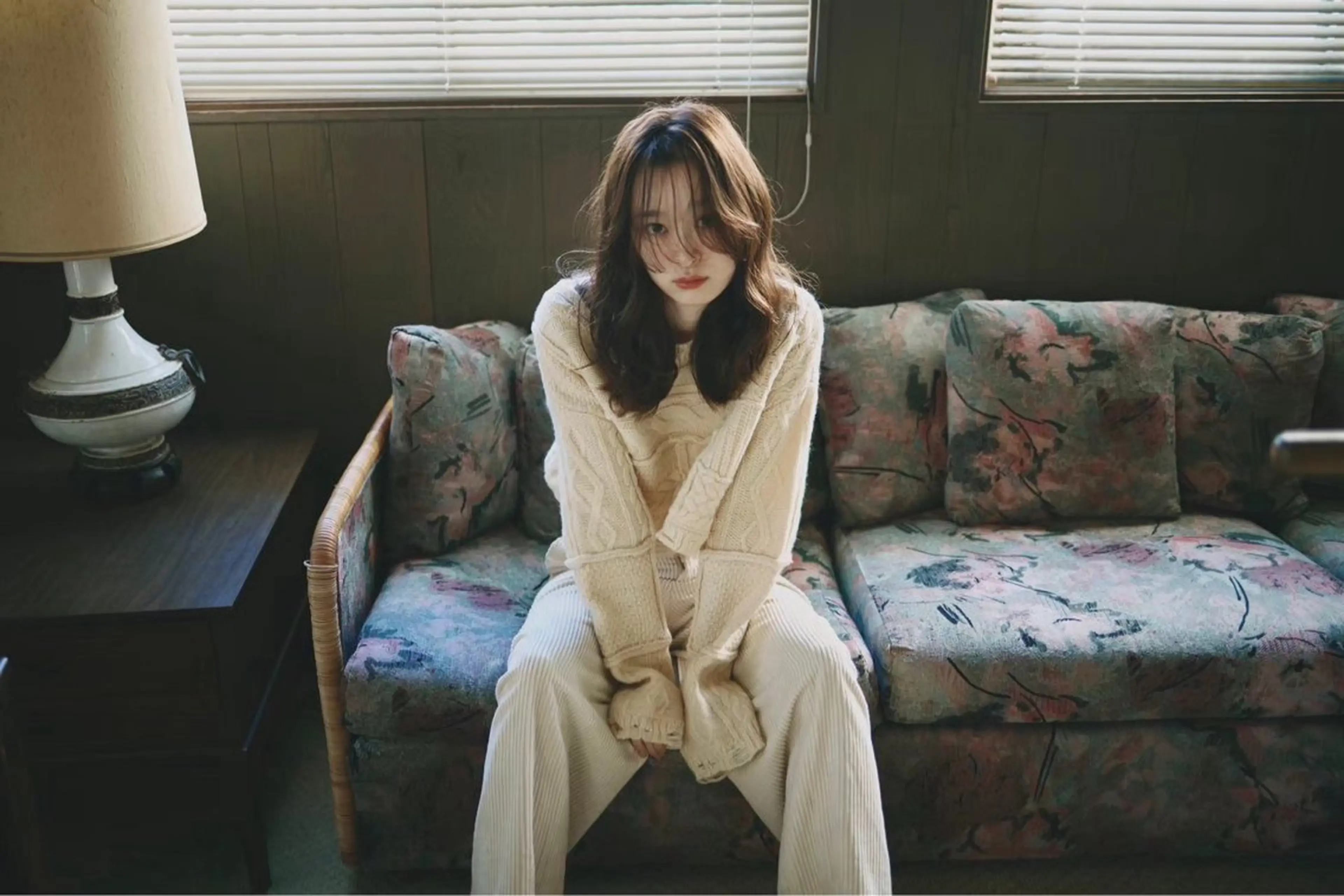 セミロング ヘアカラー れおん/ワンカラー モデル募集🎧のヘアスタイル