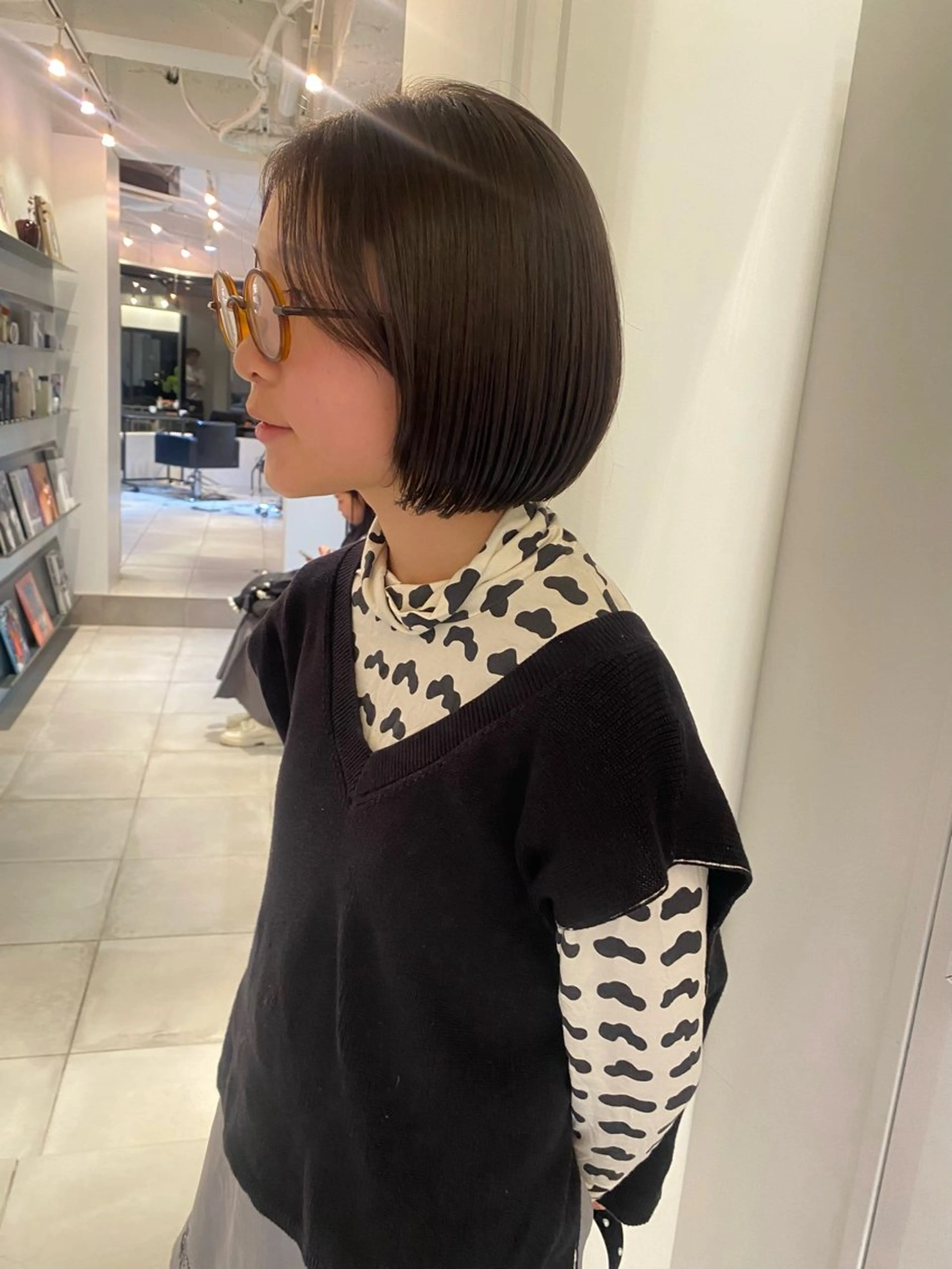 ショート riria/ボブ /透明感カラー🎀のヘアスタイル