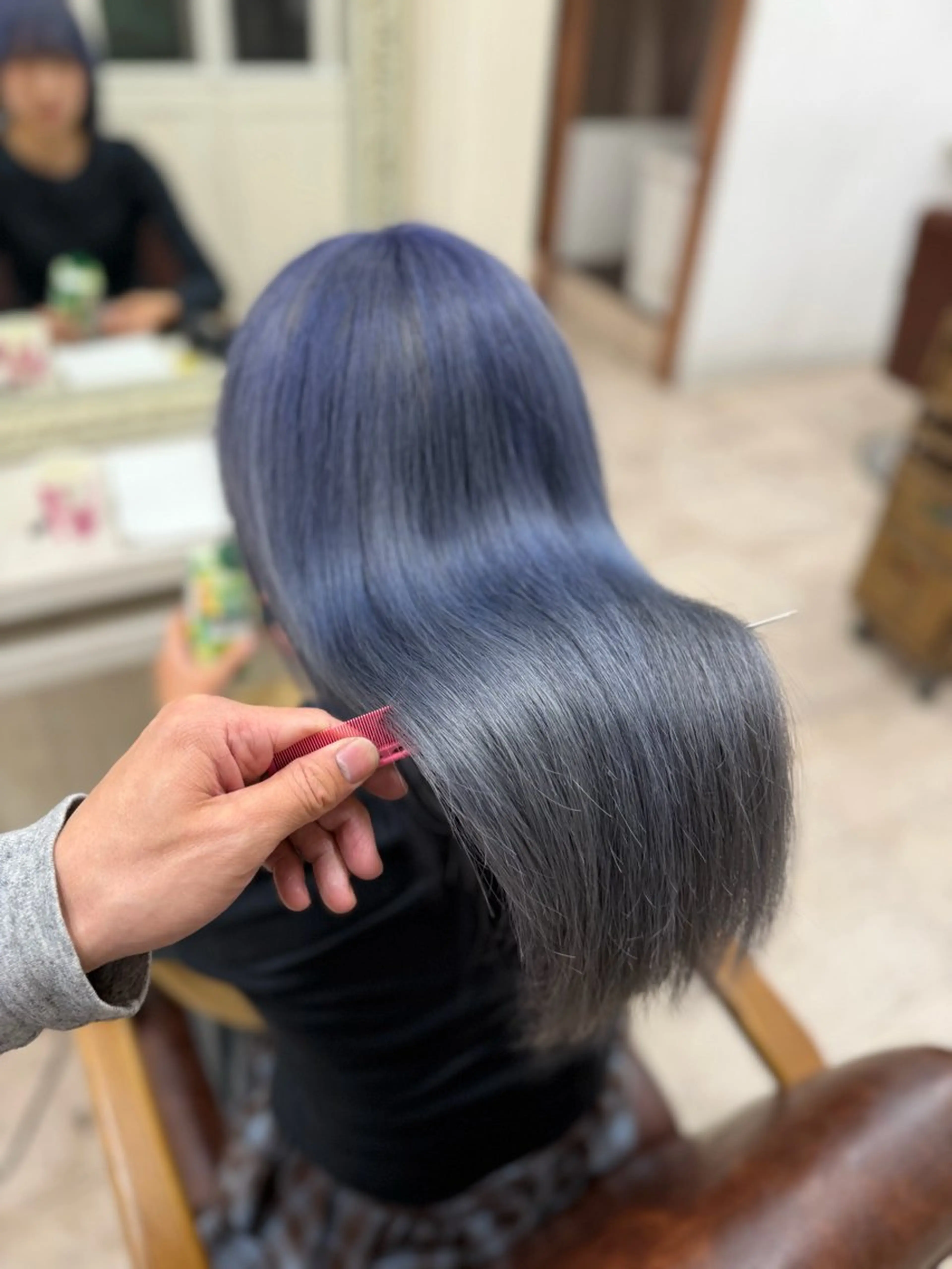 ロング ヘアカラー プルエク／ハイトーン kurumi🩶のヘアスタイル