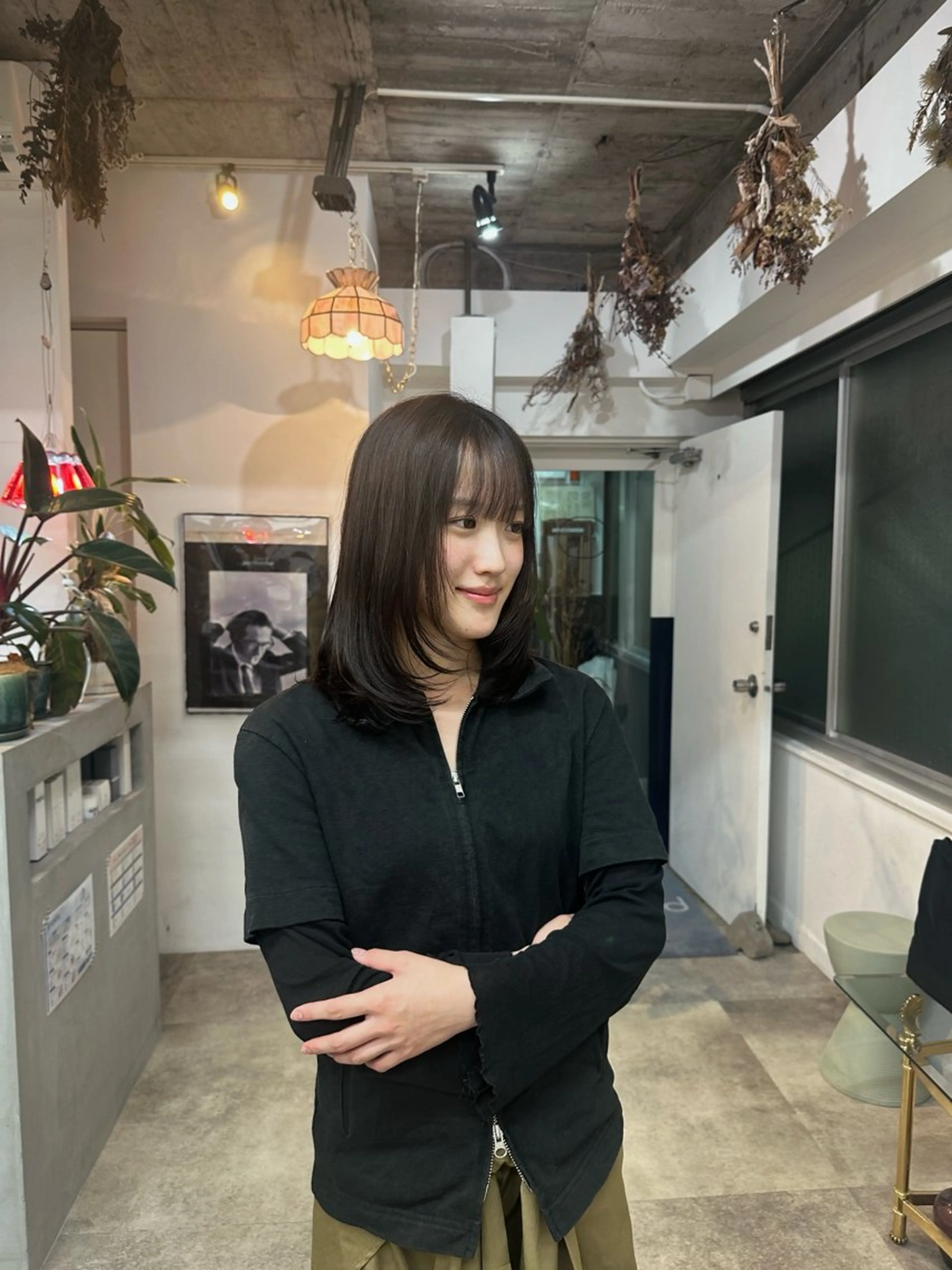 ミディアム レイヤーカット palve/レイヤー /パーマ/熊谷翔のヘアスタイル