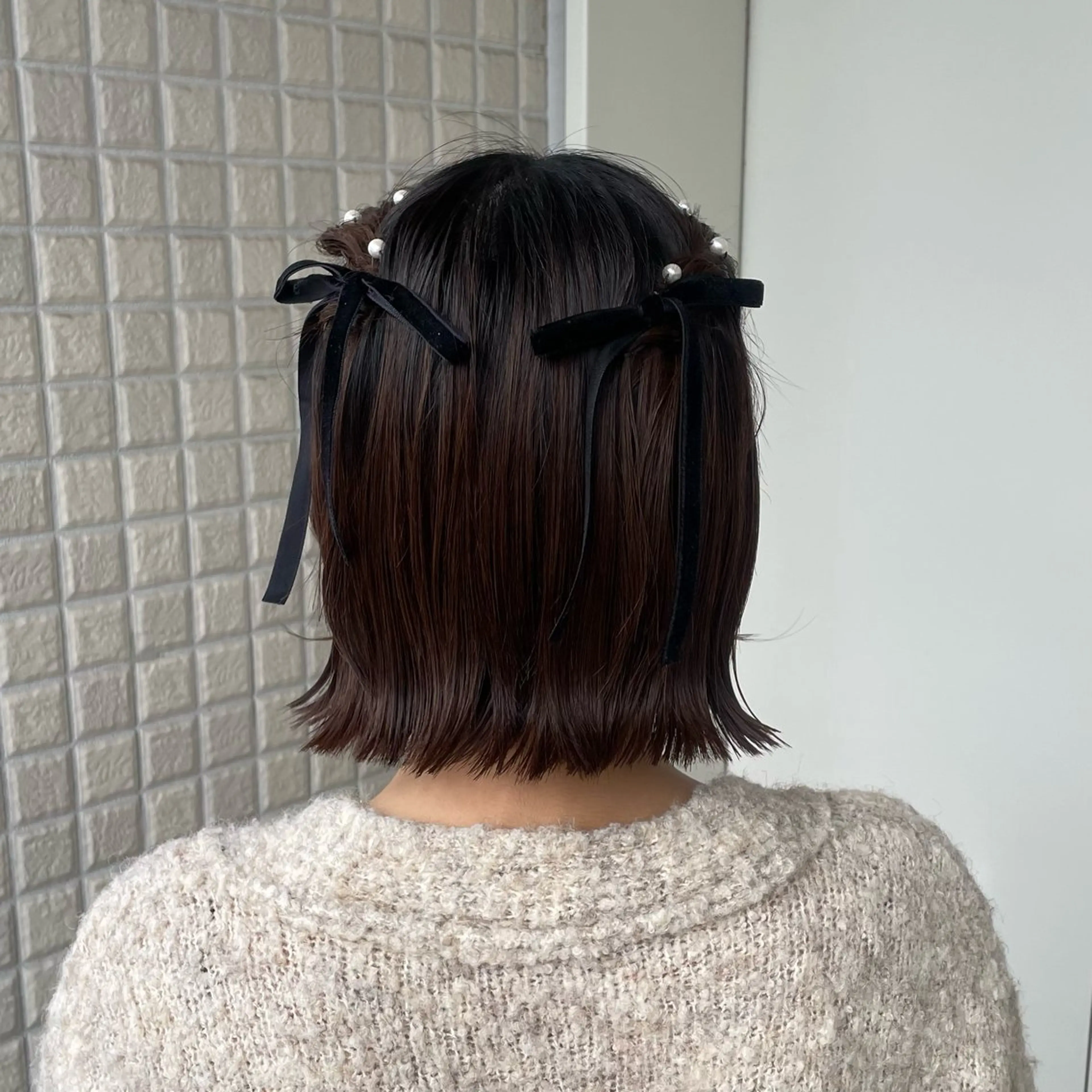 ヘアアレンジ ヘアセット 艶カラー🪡髪質改善 アレンジ🎀airiのヘアスタイル