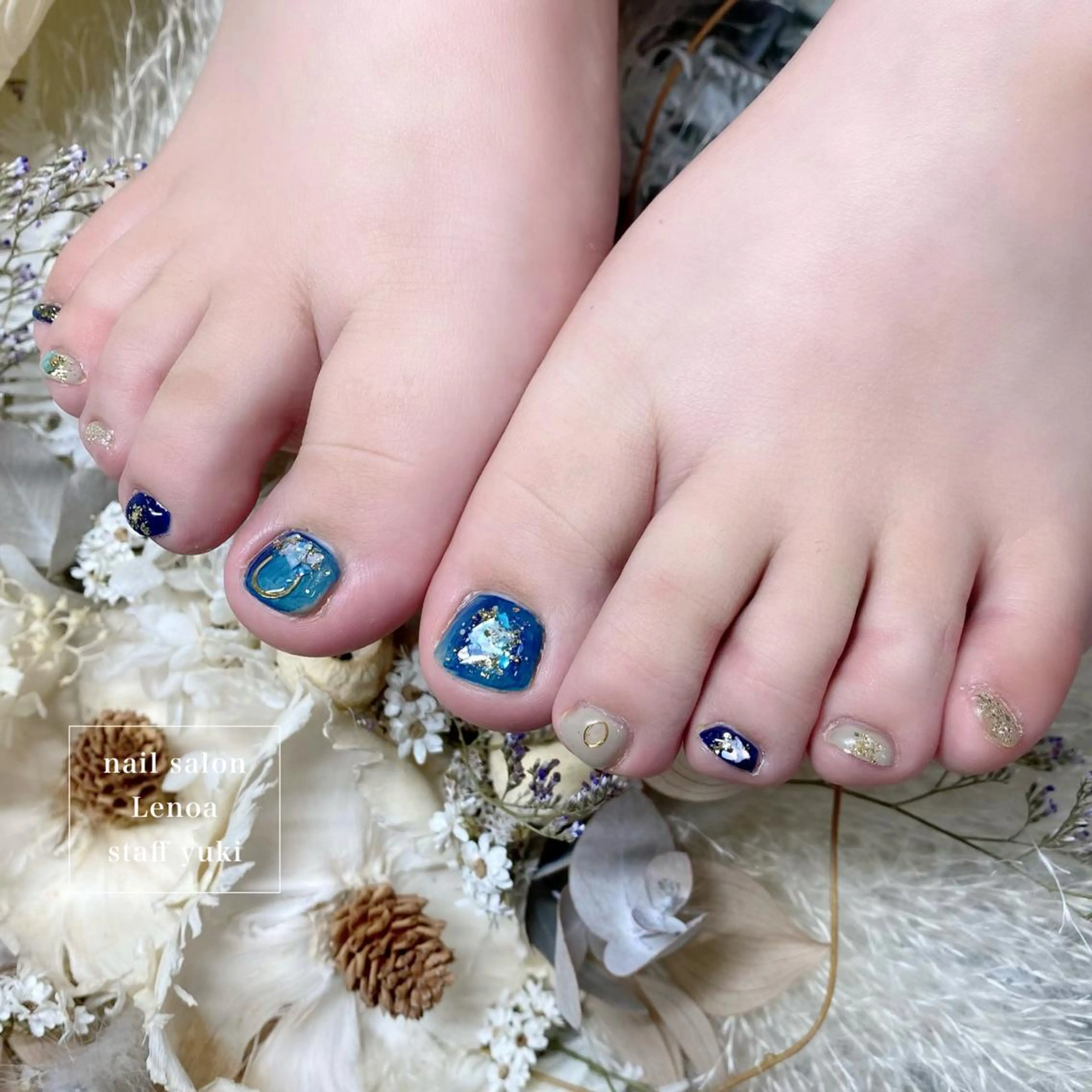 ネイル フットネイル Lenoa Yukiのネイルデザイン