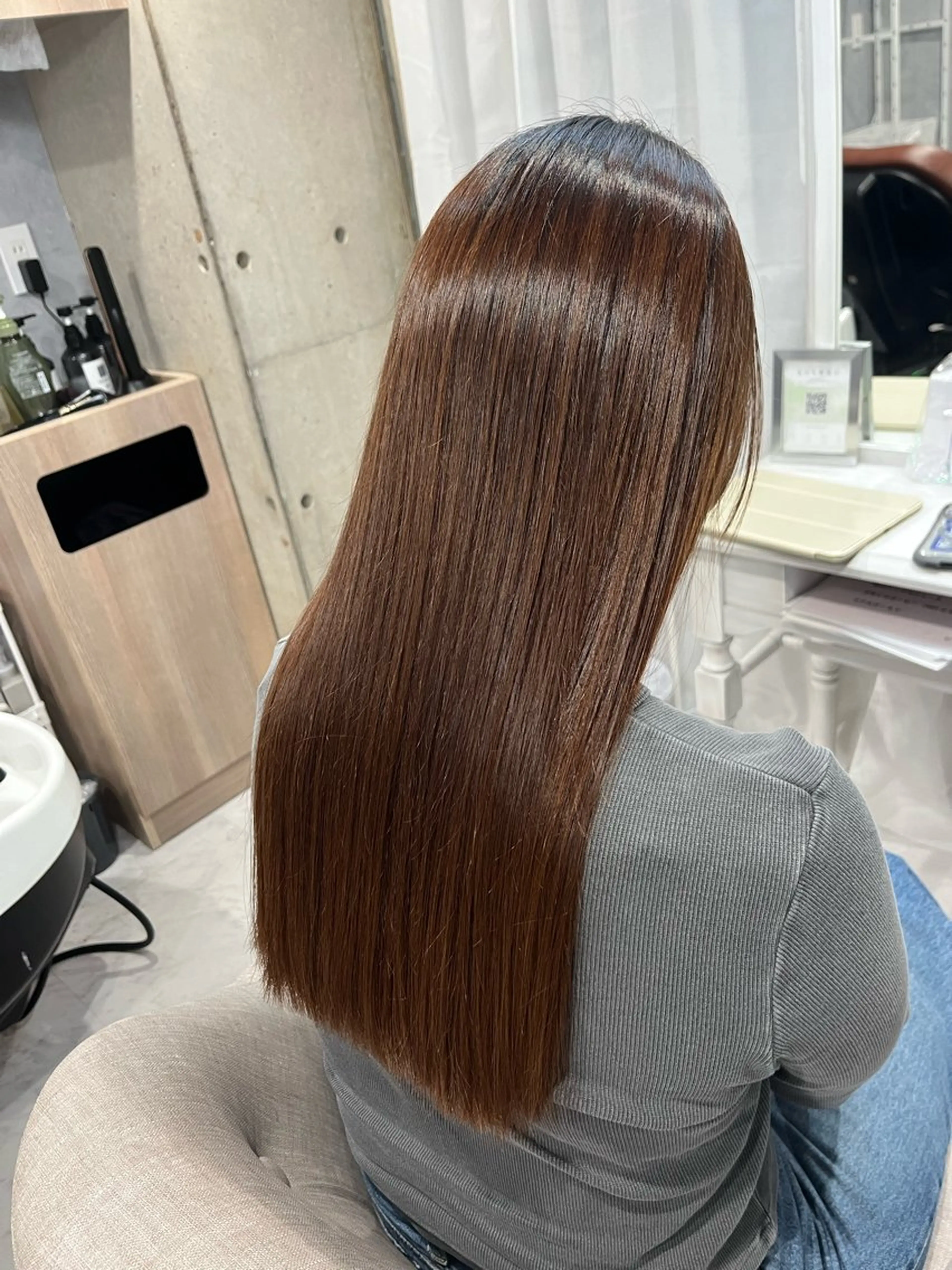 セミロング fee小倉店 Asakaのヘアスタイル