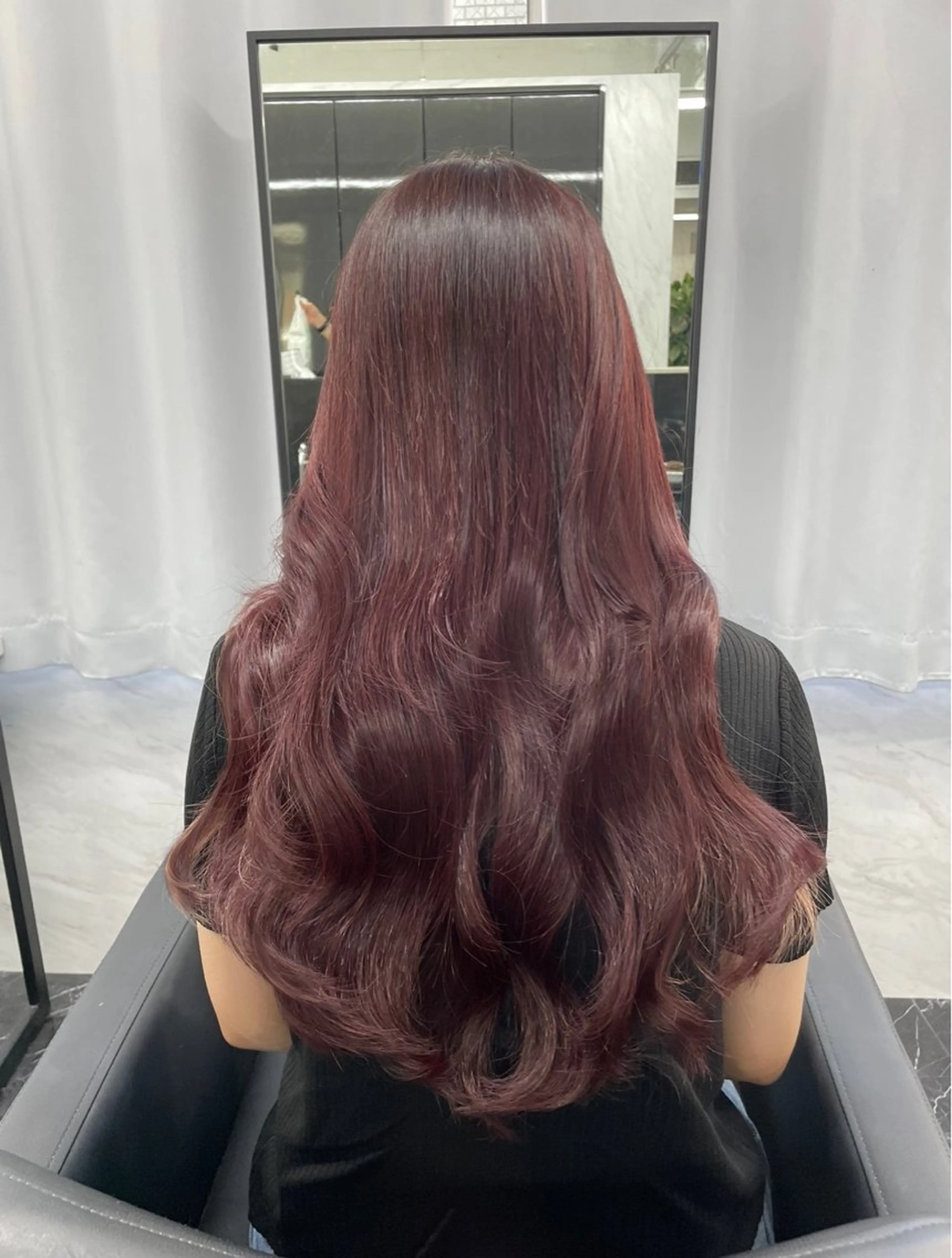 ロング カラー カット ヘアカラー トリートメント エクステ マリカ🦋韓国 ハイトーン/エクステのヘアスタイル
