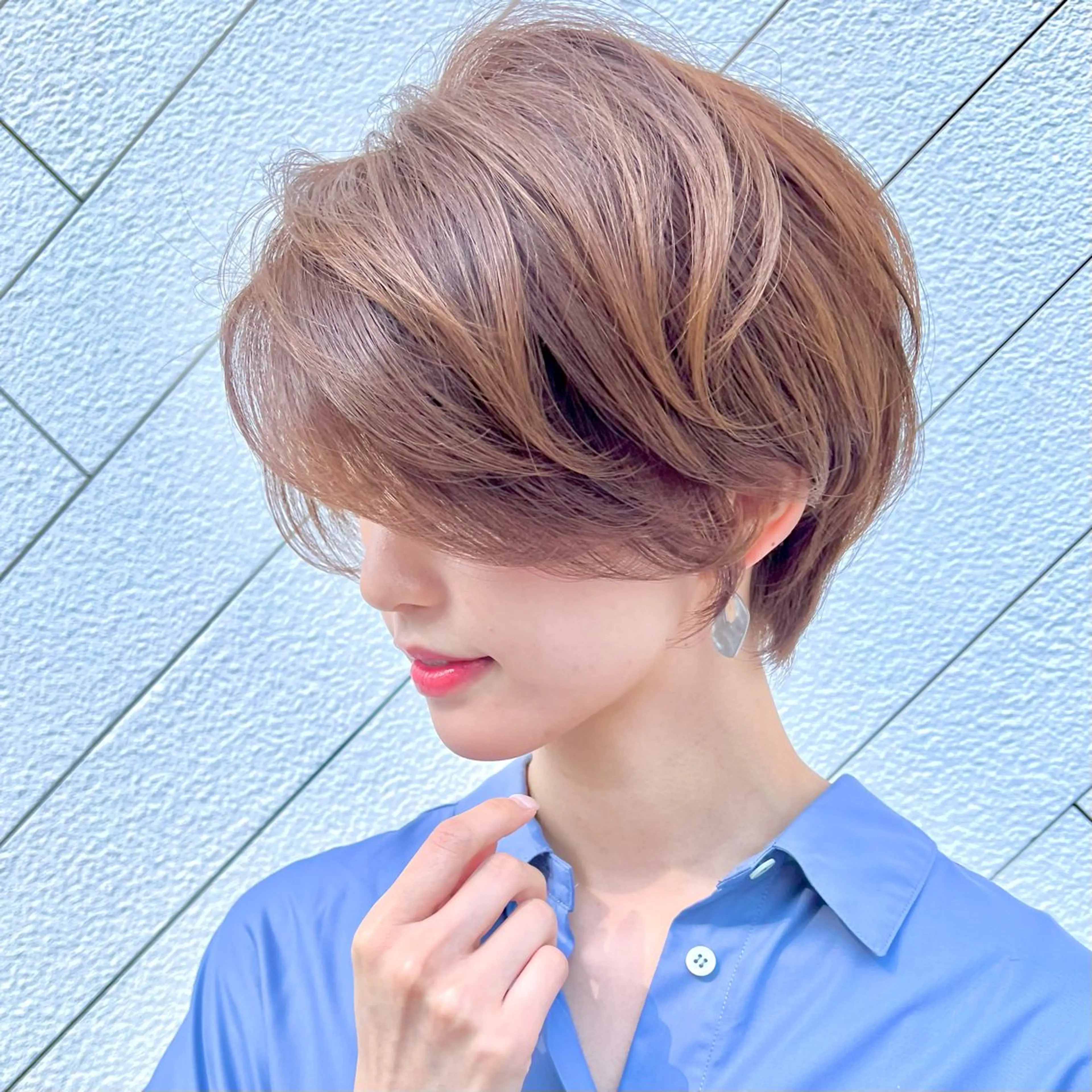 ショート 心斎橋難波本店　店長 THE ECT 中尾のヘアスタイル