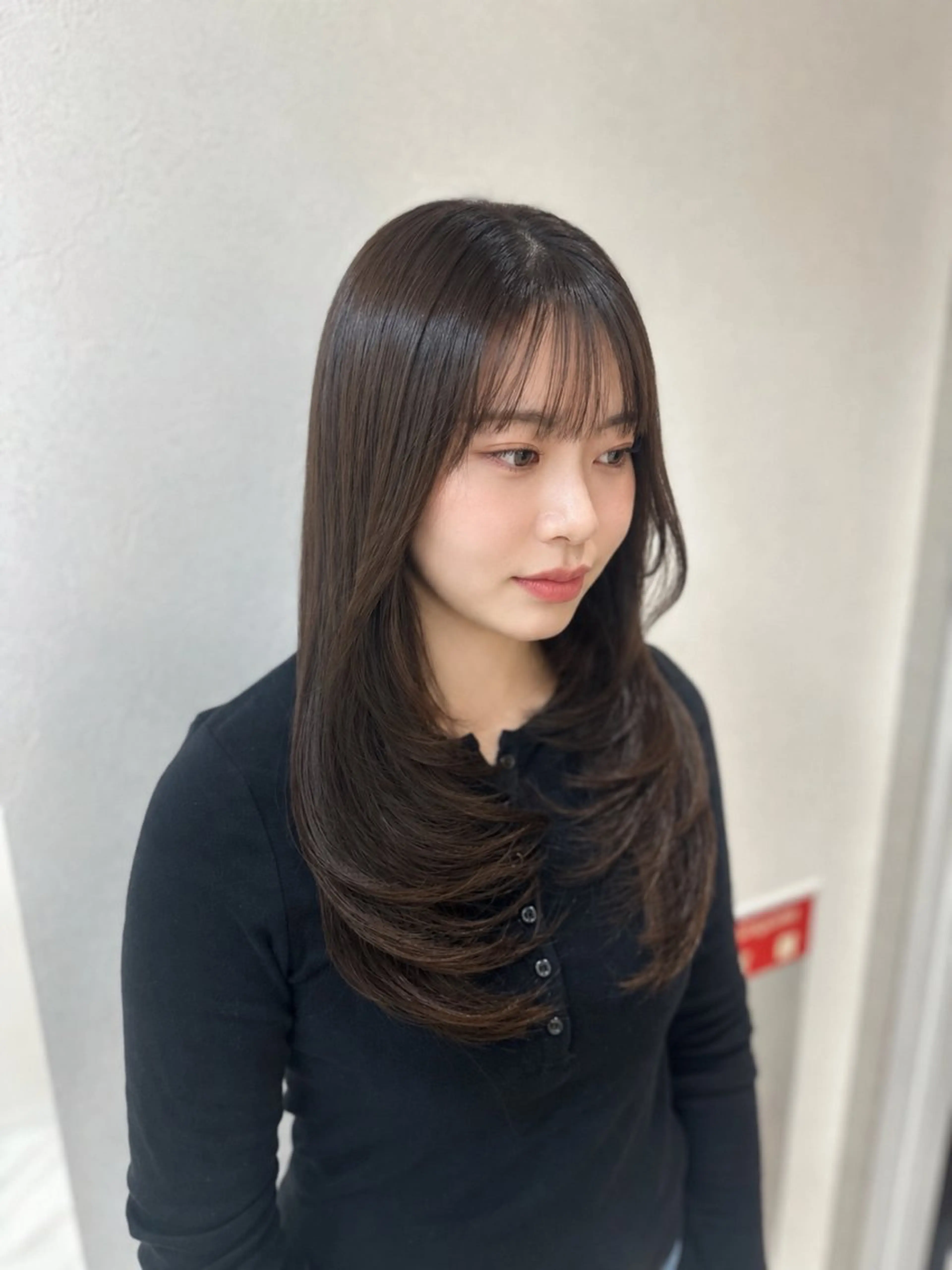ロング レイヤーカット カット ヘアカラー レイヤー透明感カラー / MAIKA🤎のヘアスタイル