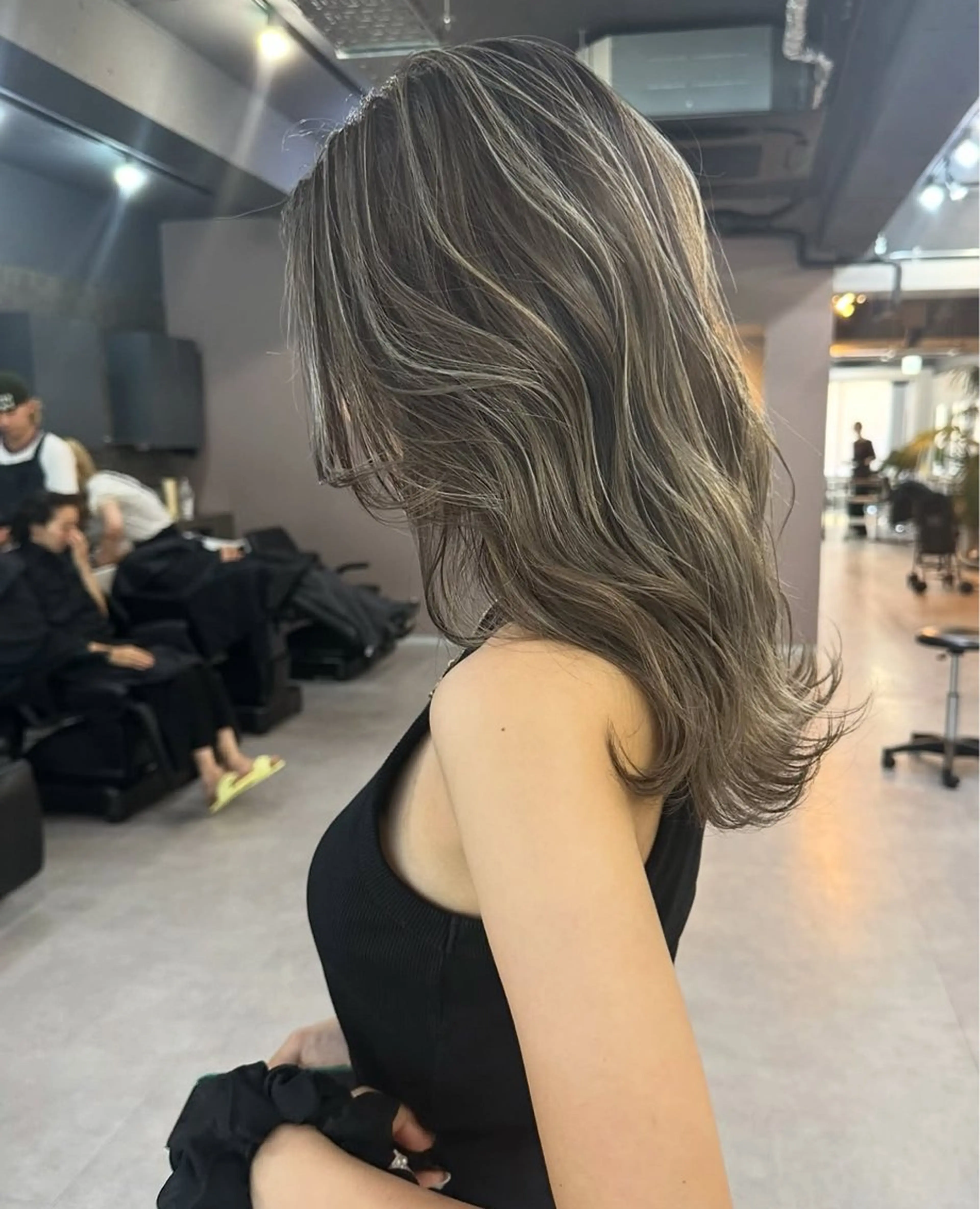 ロング カラー Ruika/海外ヘア /レイヤーカットのヘアスタイル