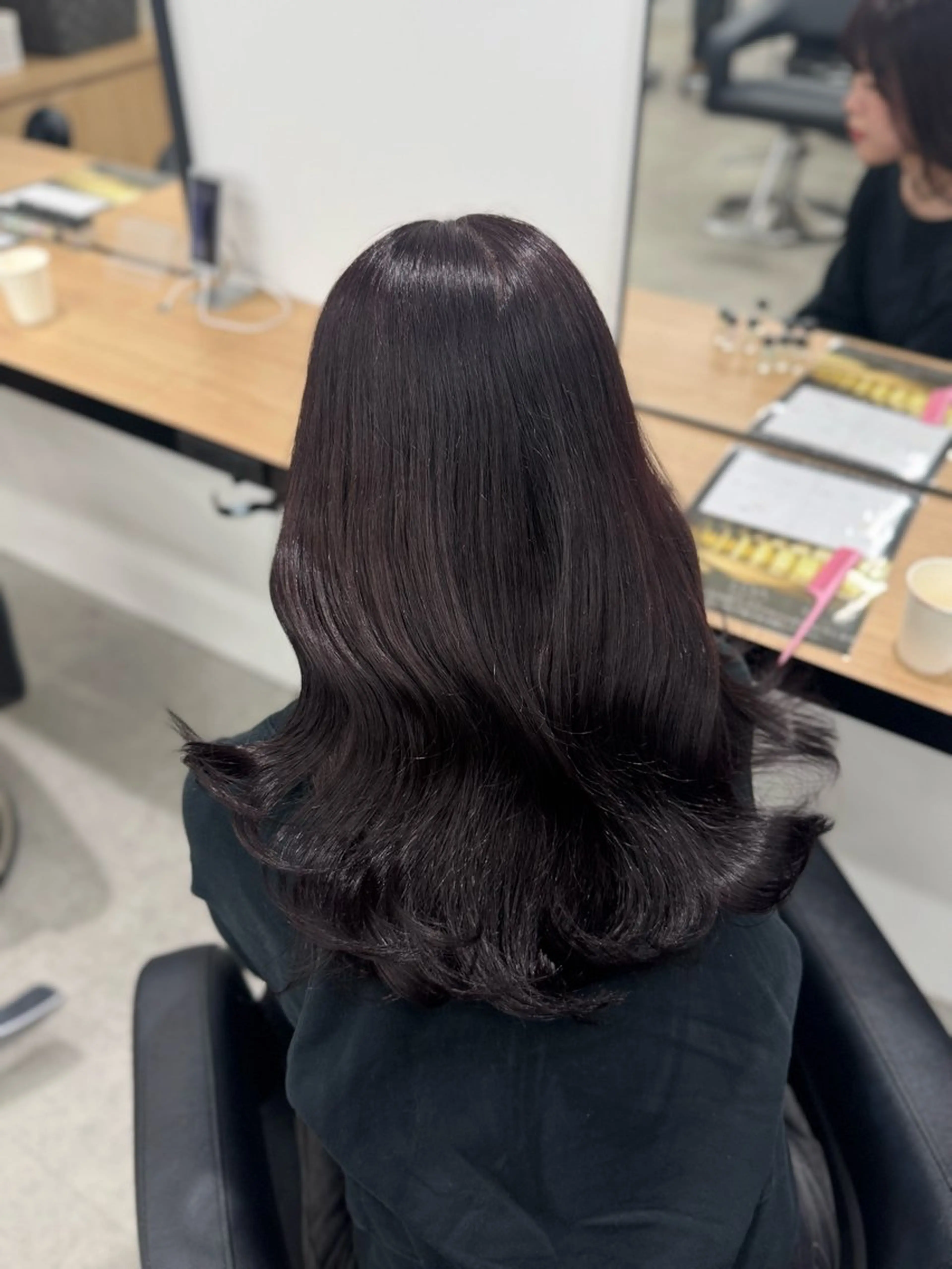 ロング カラー ヘアアレンジ カット ヘアカラー トリートメント ヘッドスパ ヘアセット 🤍淡色ピンク&ラベ ンダーYUKI🤍のヘアスタイル