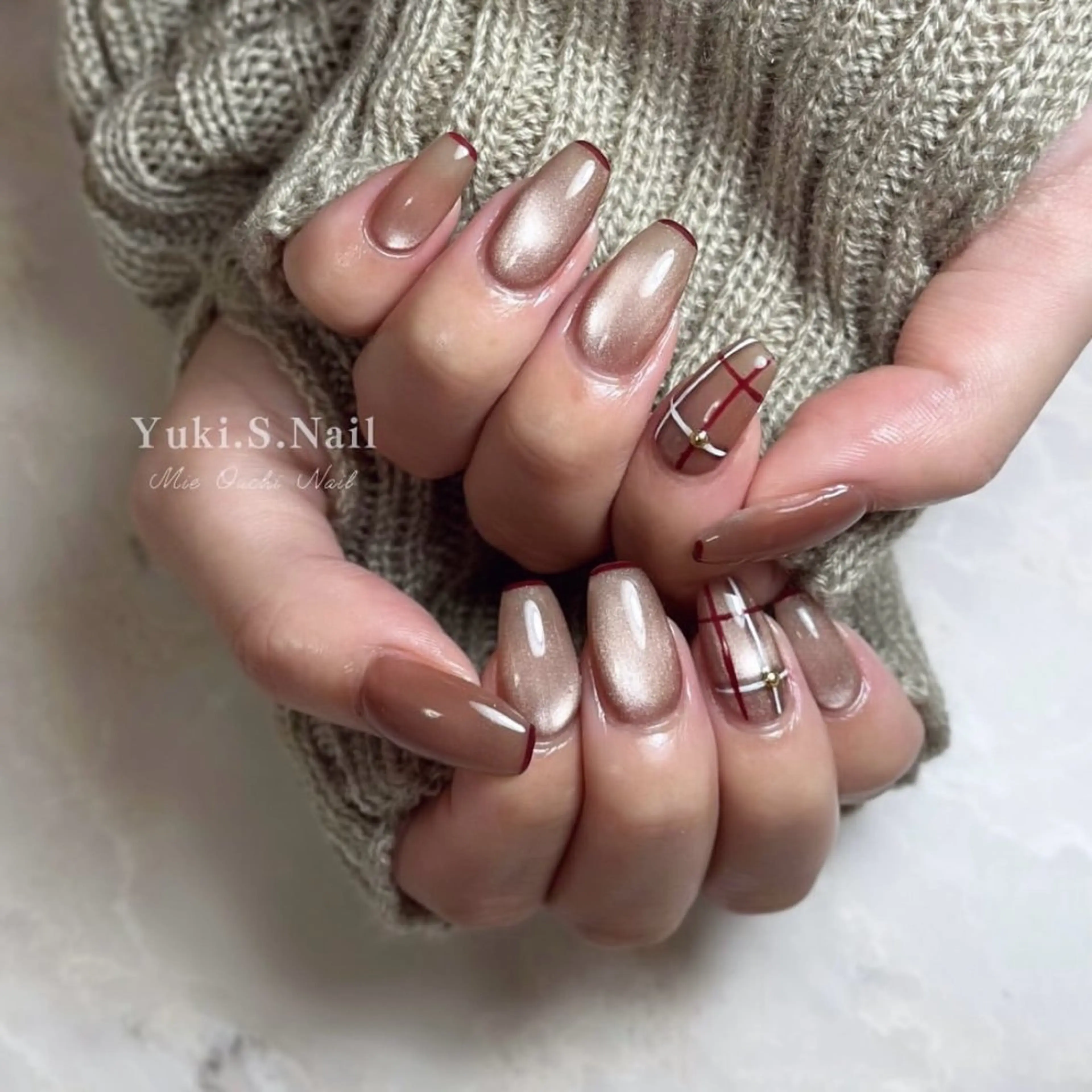 ロング ハンドネイル Yuki S.Nailのネイルデザイン