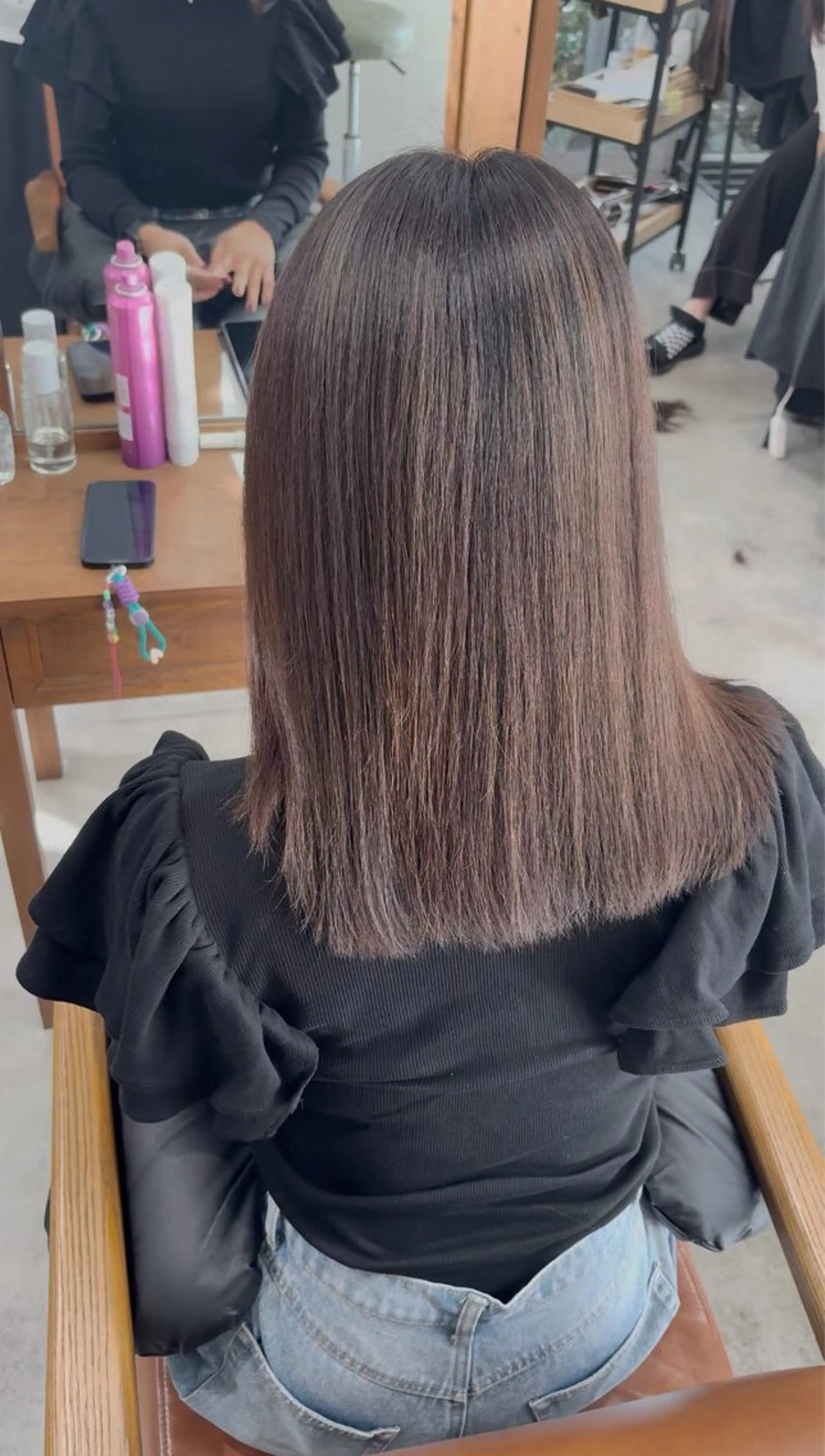 ミディアム カット ヘアカラー トリートメント SONO 【一宮】のヘアスタイル