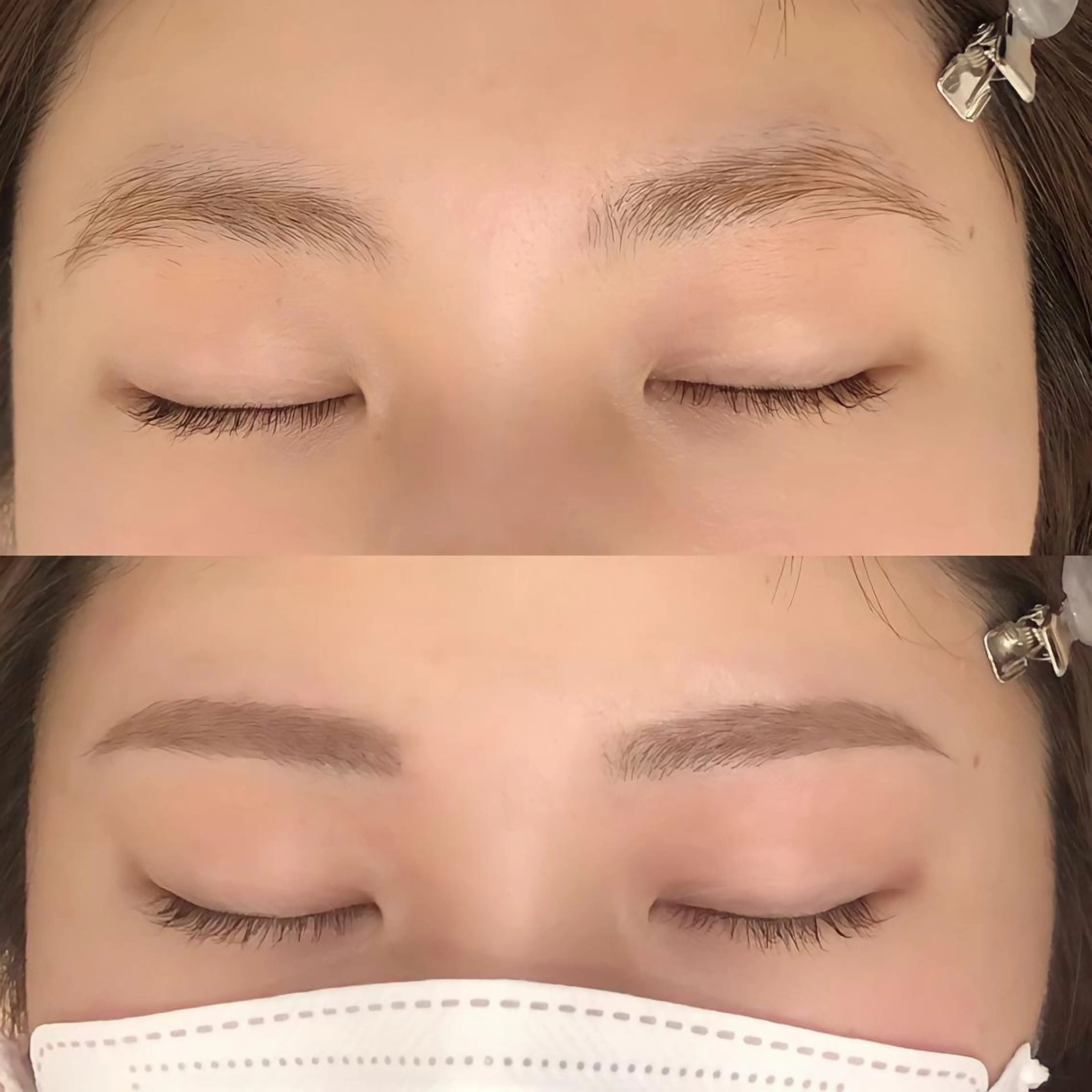 アイブロウ ワックス脱毛 . mikuのマツエク・マツパデザイン