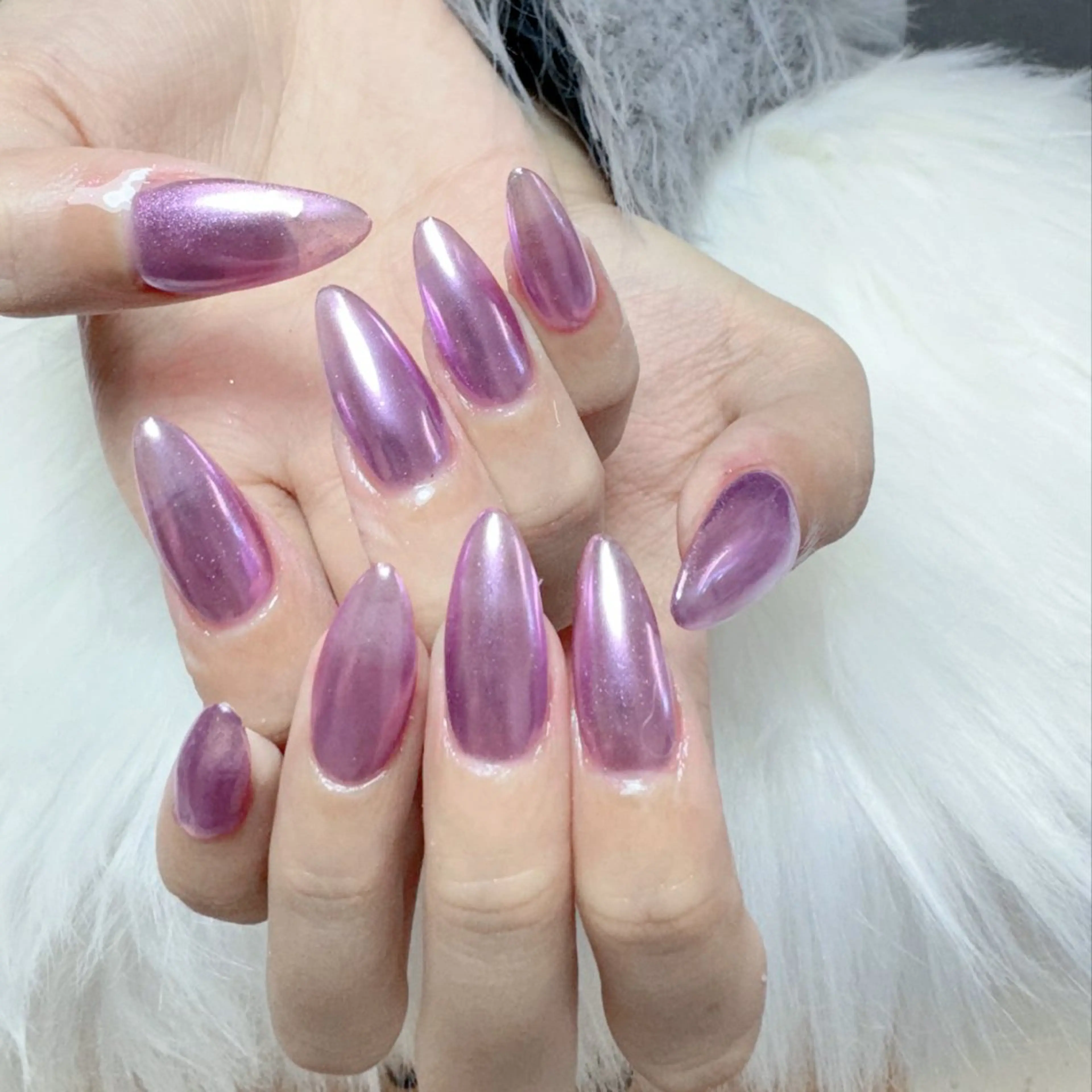 ネイル ハンドネイル 🦢Ella💌 長さだし専門店☁️のネイルデザイン