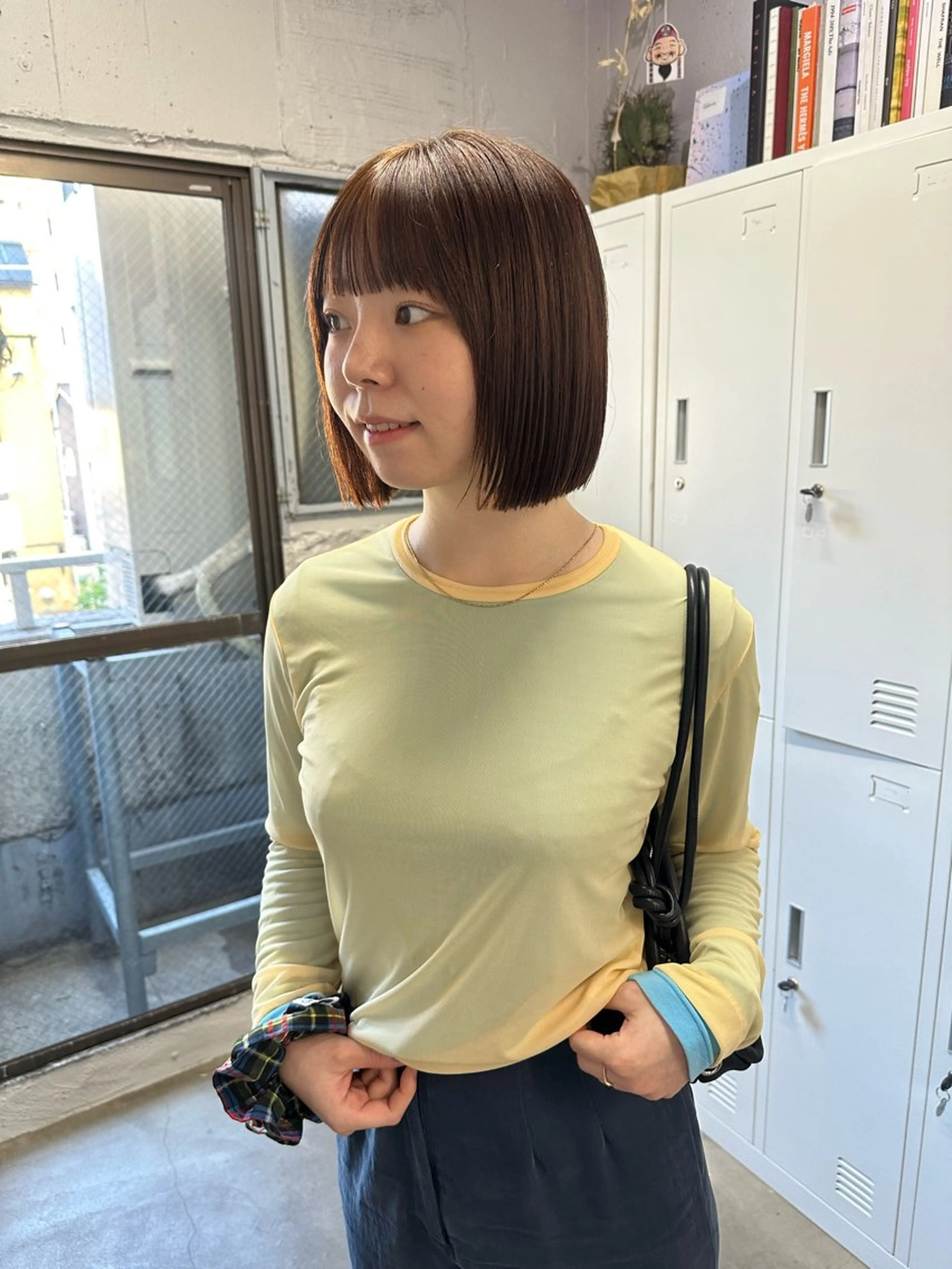 ショート ボブ ハッシュカット🎀 レイヤーカットのヘアスタイル