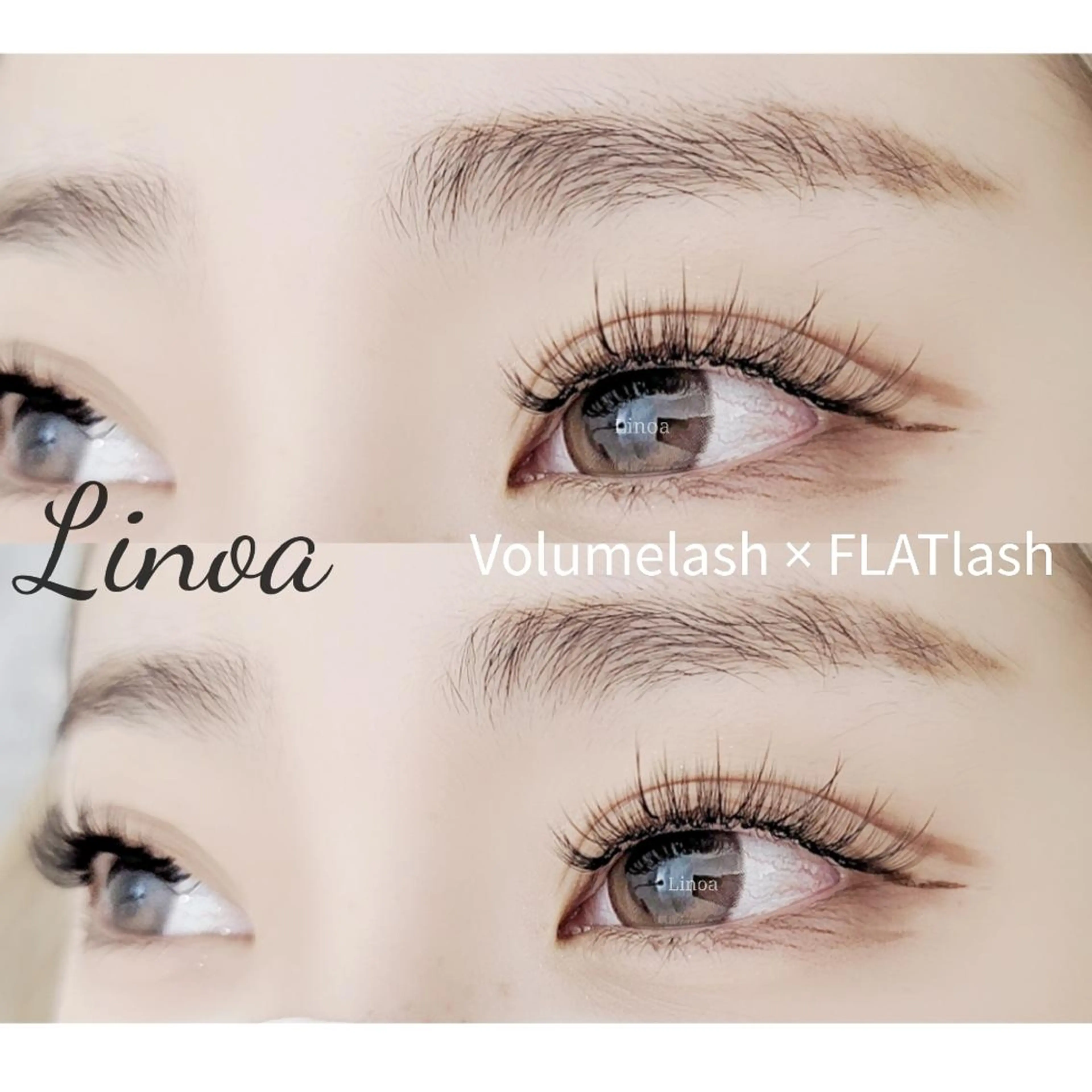 マツエク・マツパ 束感まつ毛 フラットラッシュ アップワードラッシュ ボリュームラッシュ ワンホンマツエク マツエク Linoa所属・恵比寿Linoa☪ 💆‍♀ISONO のマツエク・マツパデザイン