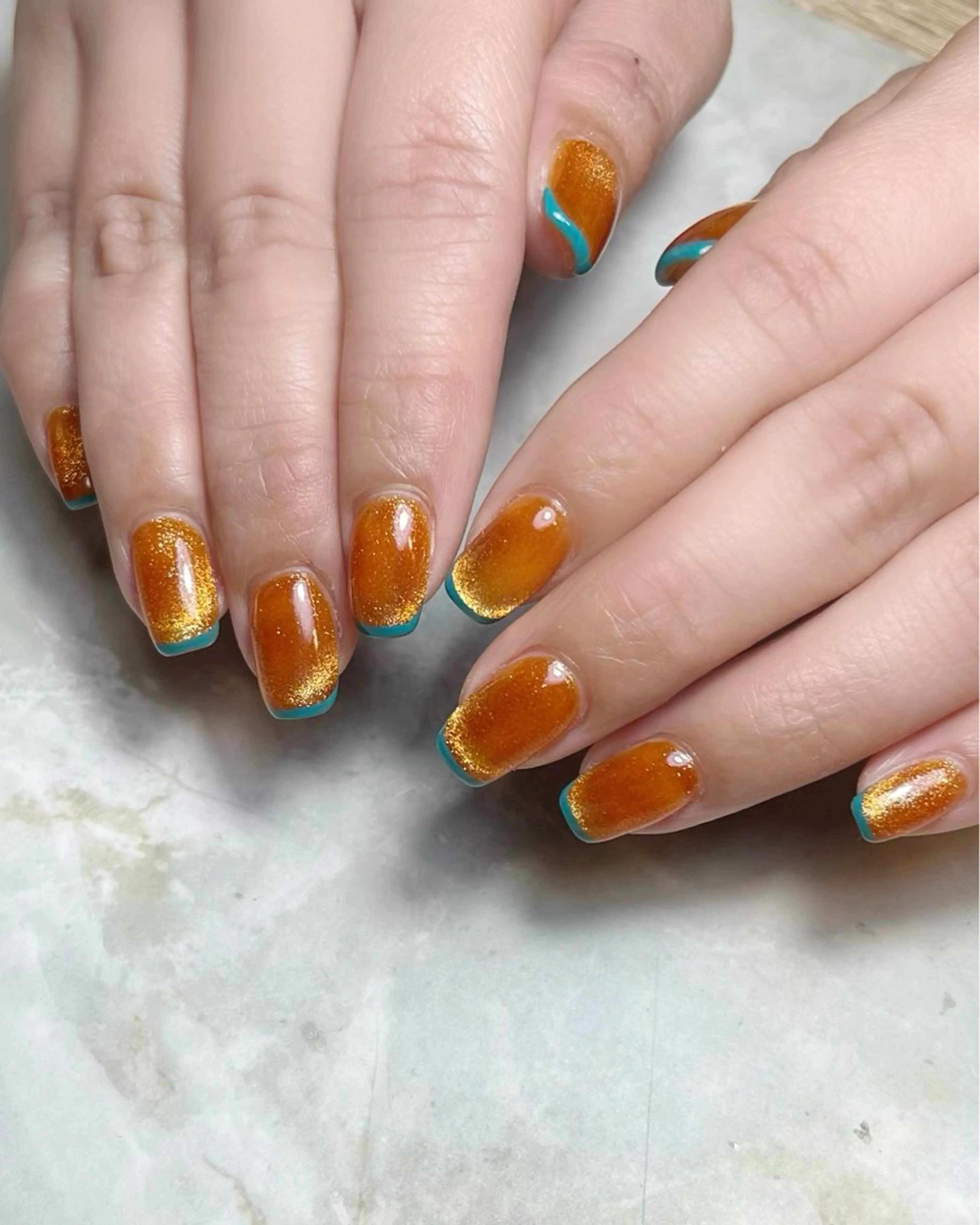 ネイル フレンチネイル マグネットネイル ハンドネイル rii nail所属・まつ毛&ネイル rikoのマツエク・マツパデザイン