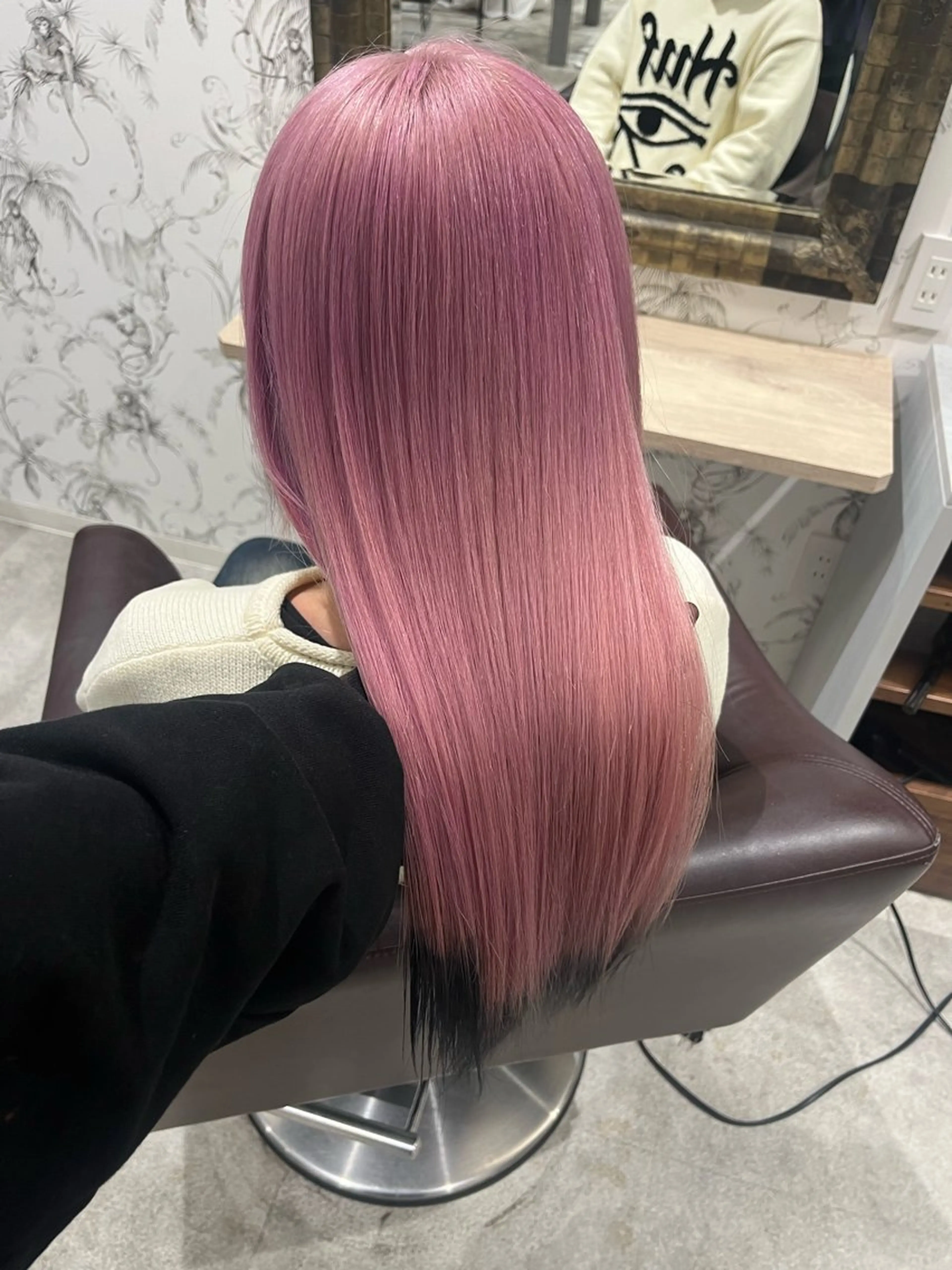 ロング カラー トリートメント カット トリートメント りんと/天神/カット モデル募集/艶カラーのヘアスタイル