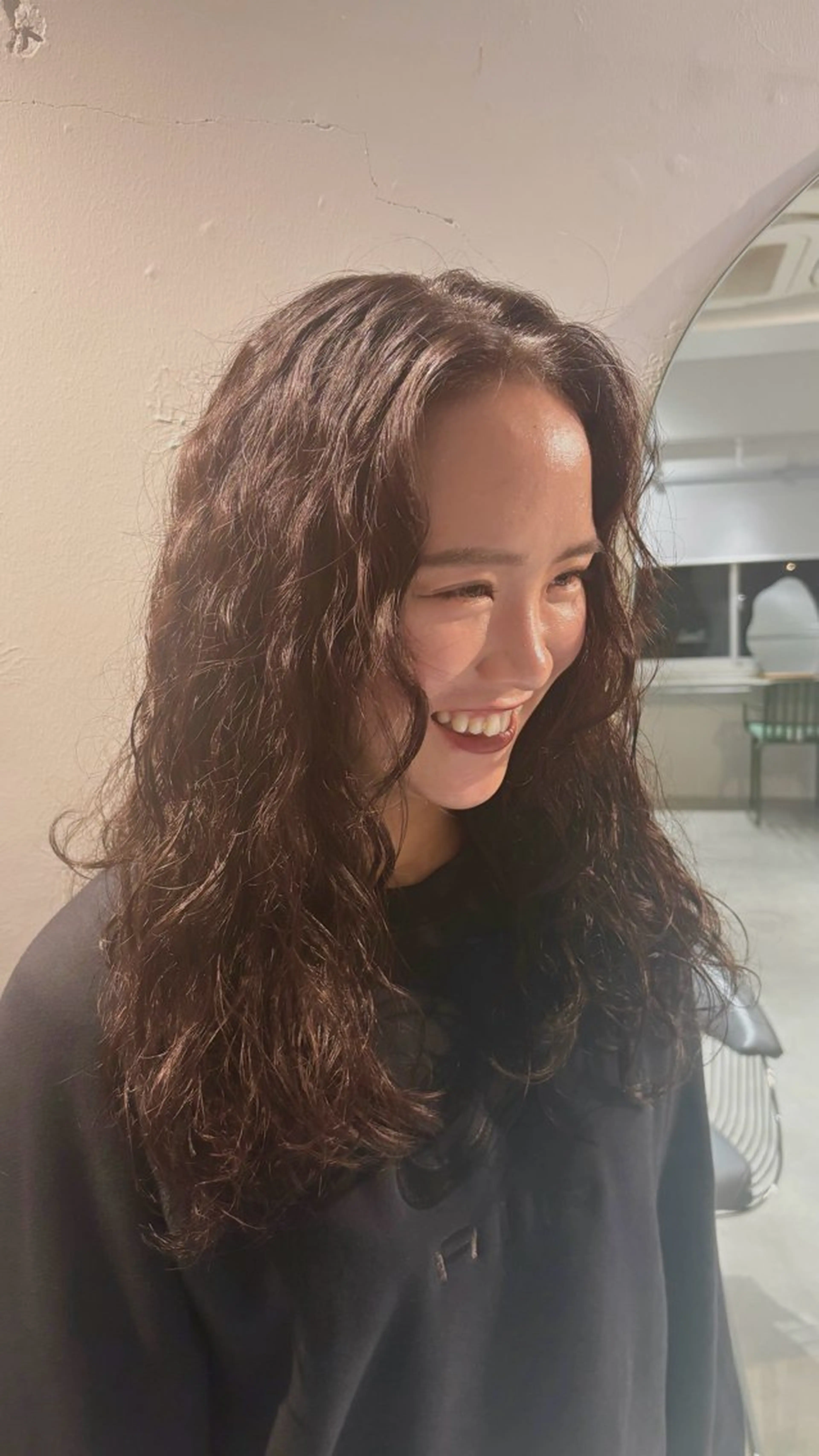 セミロング カラー パーマ ✨️透明感･艶カラー ✨️RINのヘアスタイル