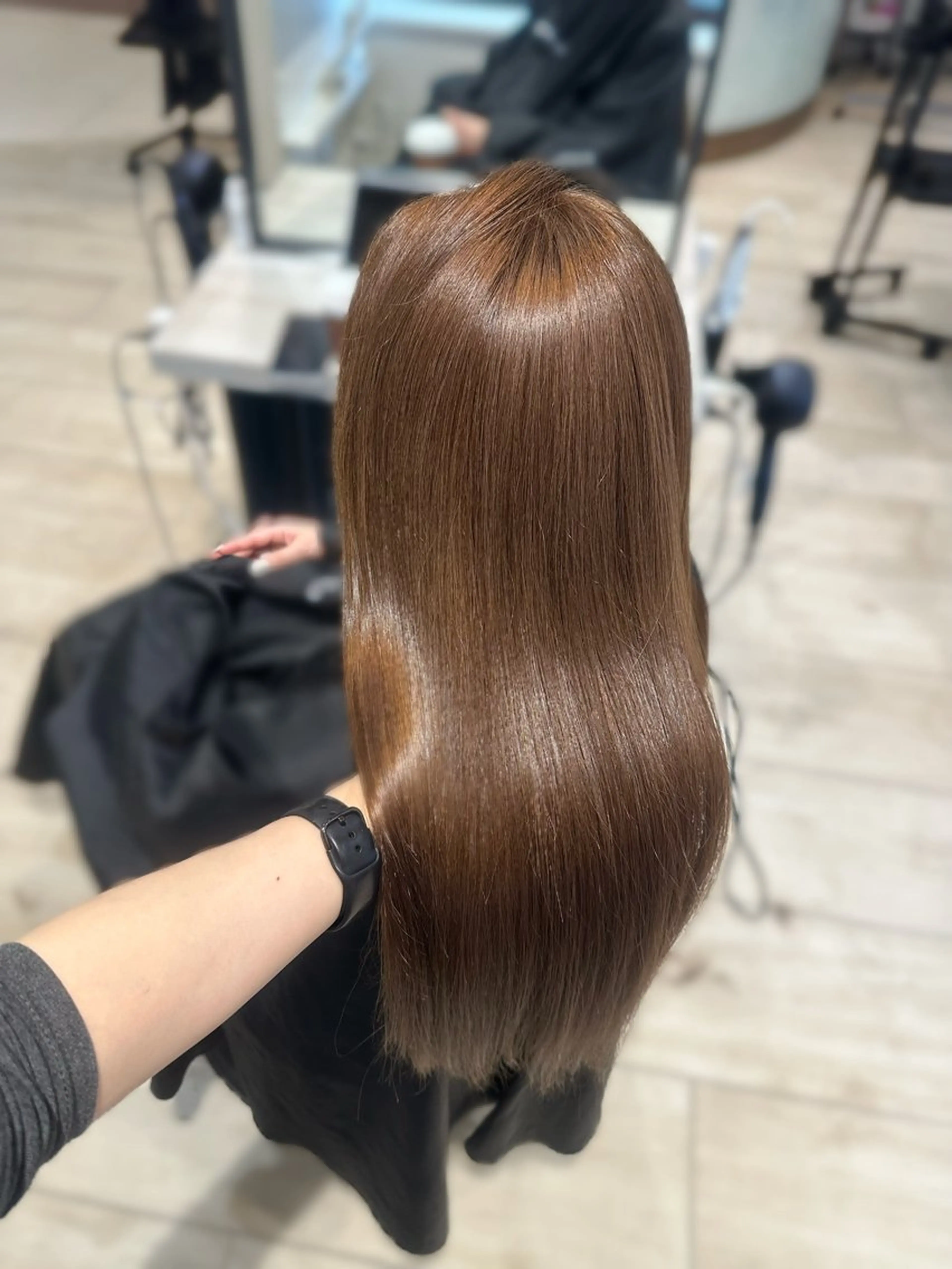 カラー ブリーチ ダブルカラー ブリーチなしカラー カット ヘアカラー トリートメント 💎レイヤー.ツヤ髪 /AYAKI💎のヘアスタイル