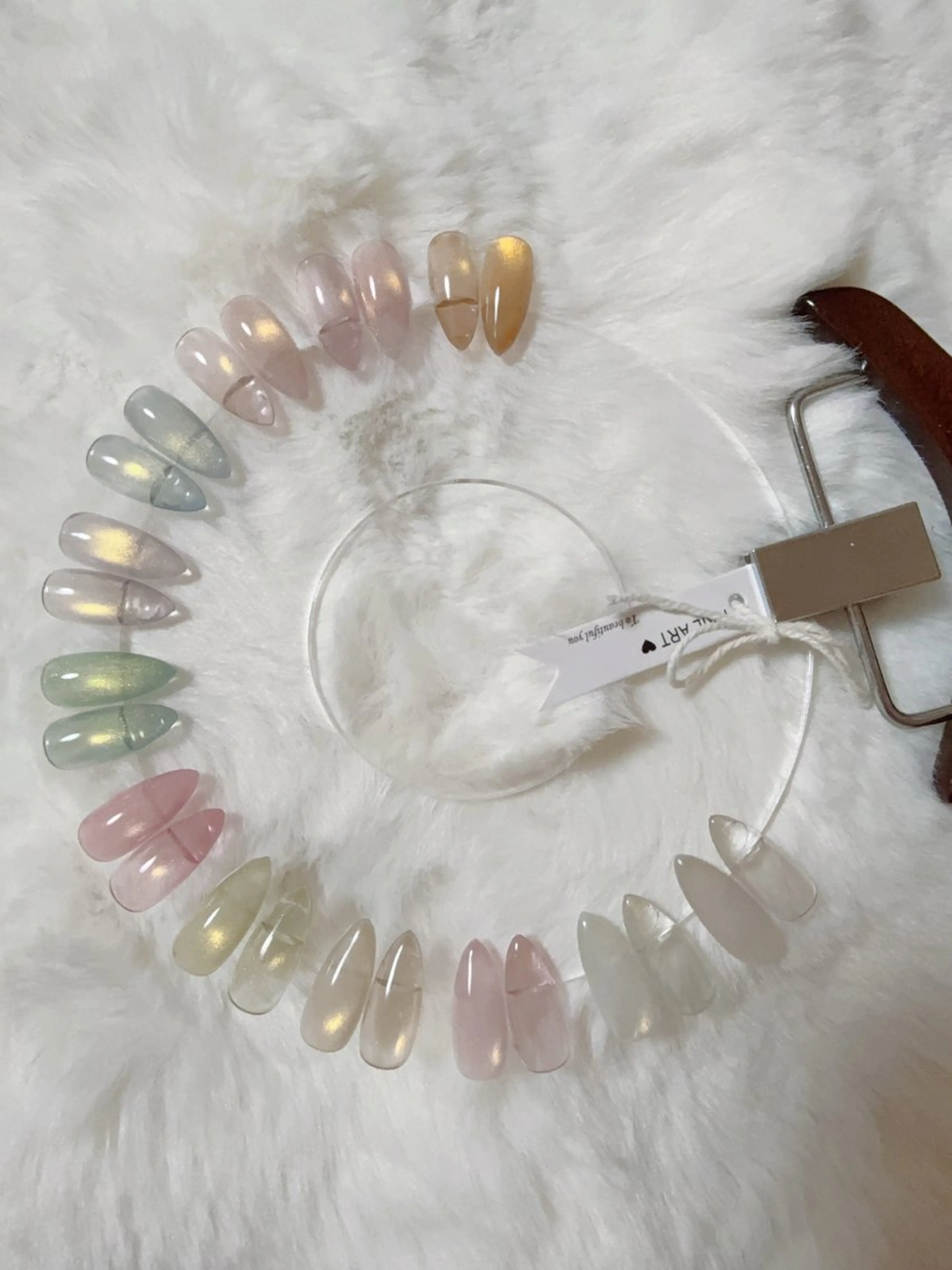 【新規様】トレンド人気♪マグネット×キャッツアイ★パーツ2個付きの写真