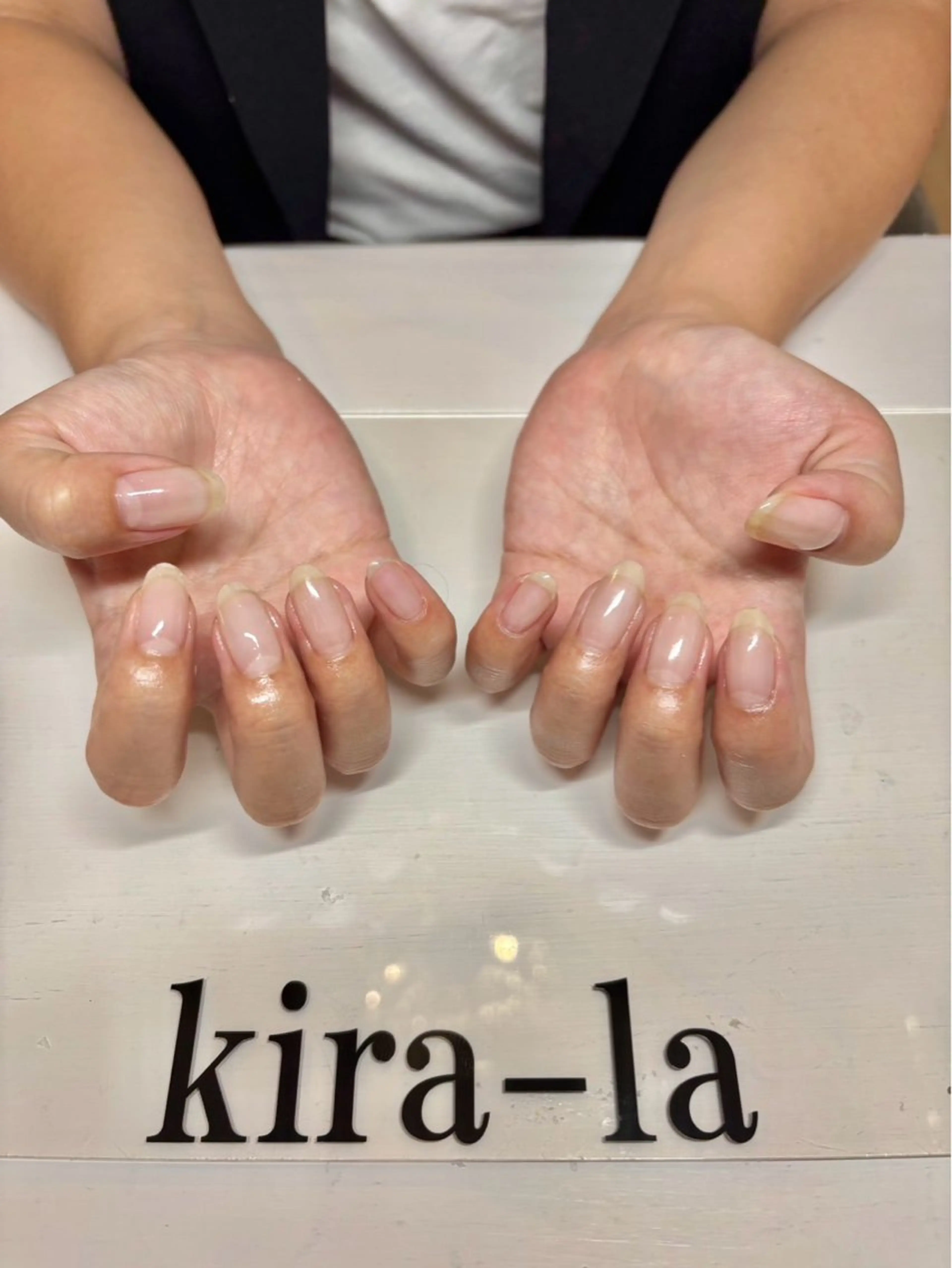 ネイル シンプルネイル kira-la キララ･:*..のネイルデザイン