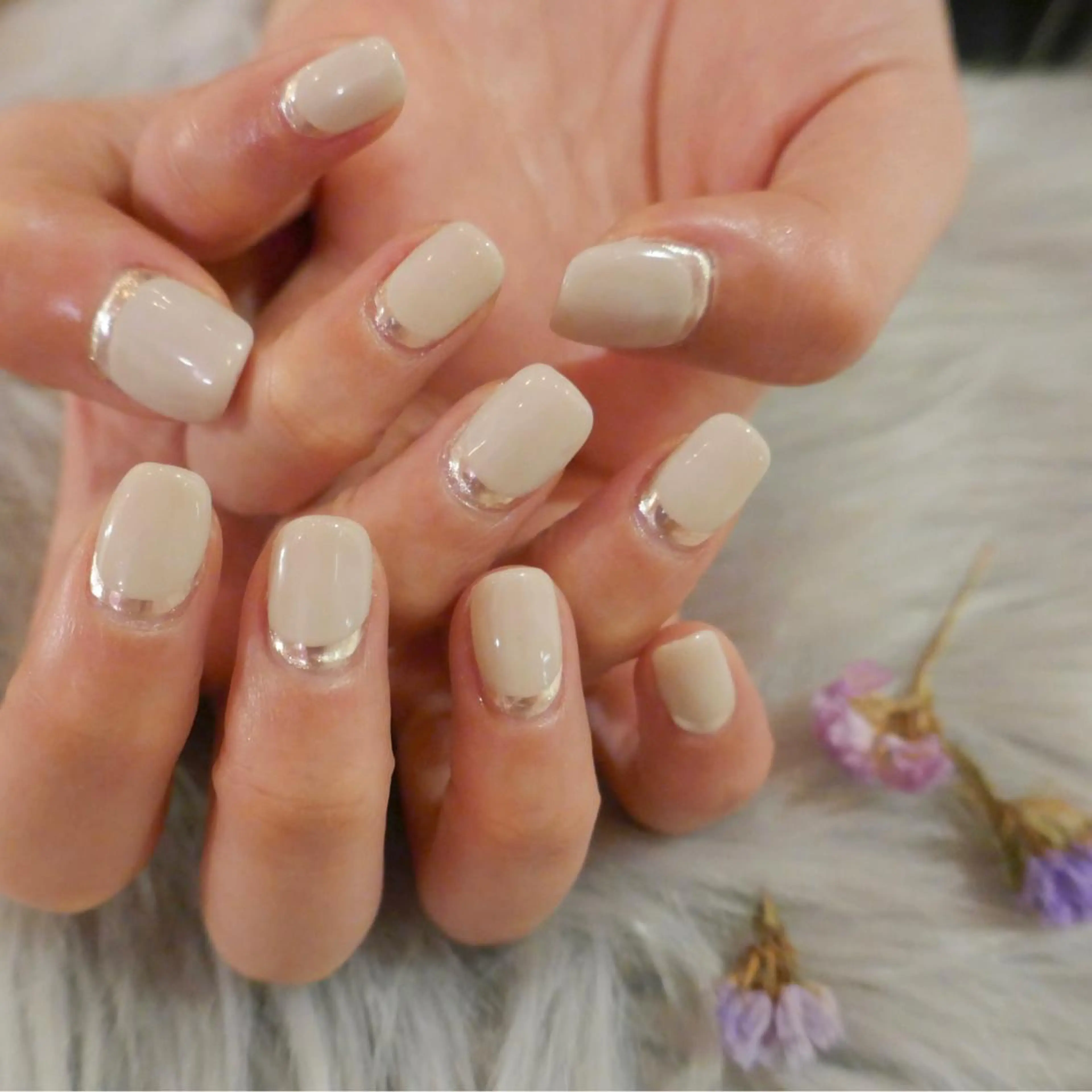 ネイル フレンチネイル ミラーネイル HiMe .のその他イメージ