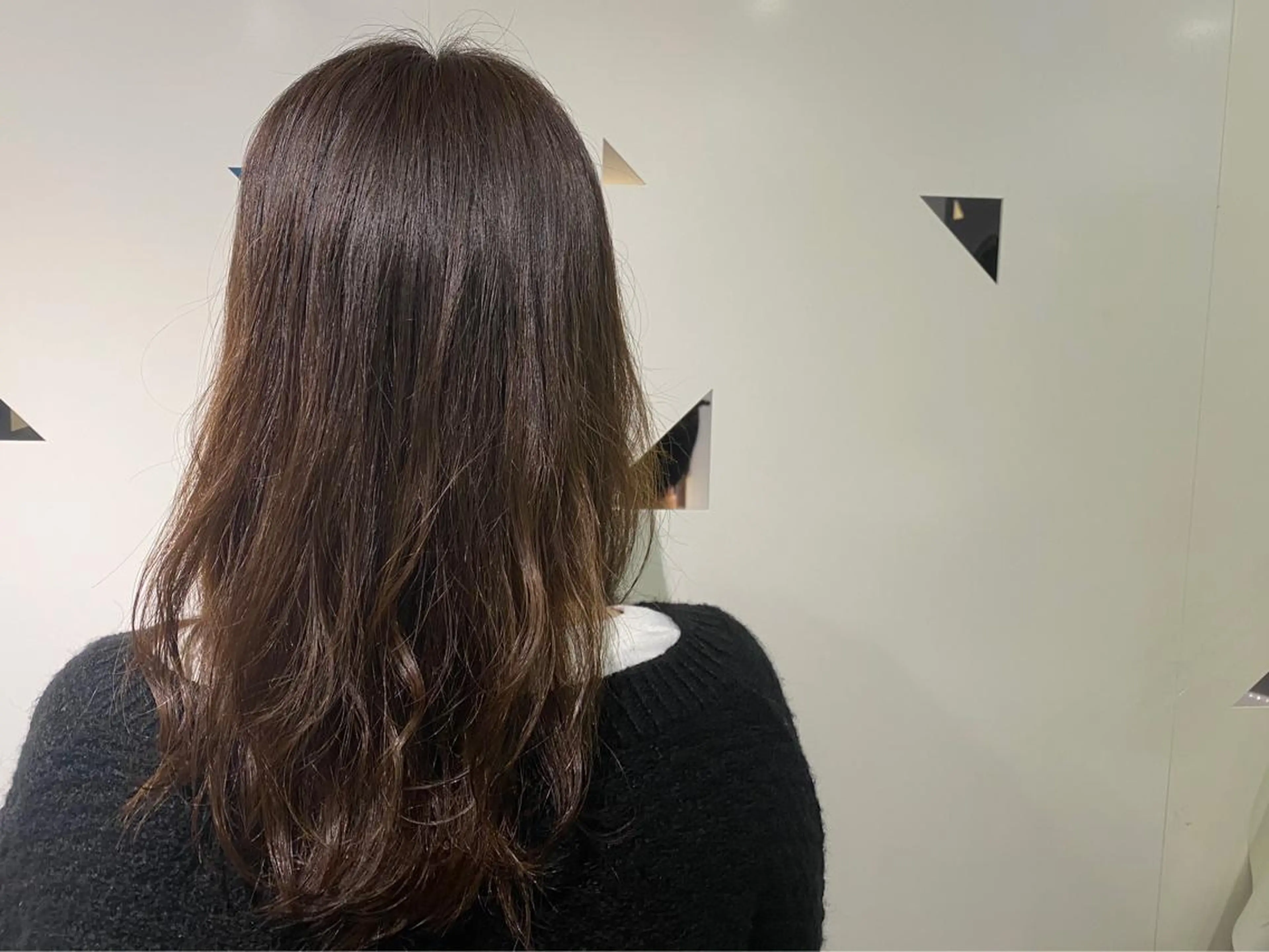 セミロング カラー ヘアアレンジ Rely 美空のヘアスタイル