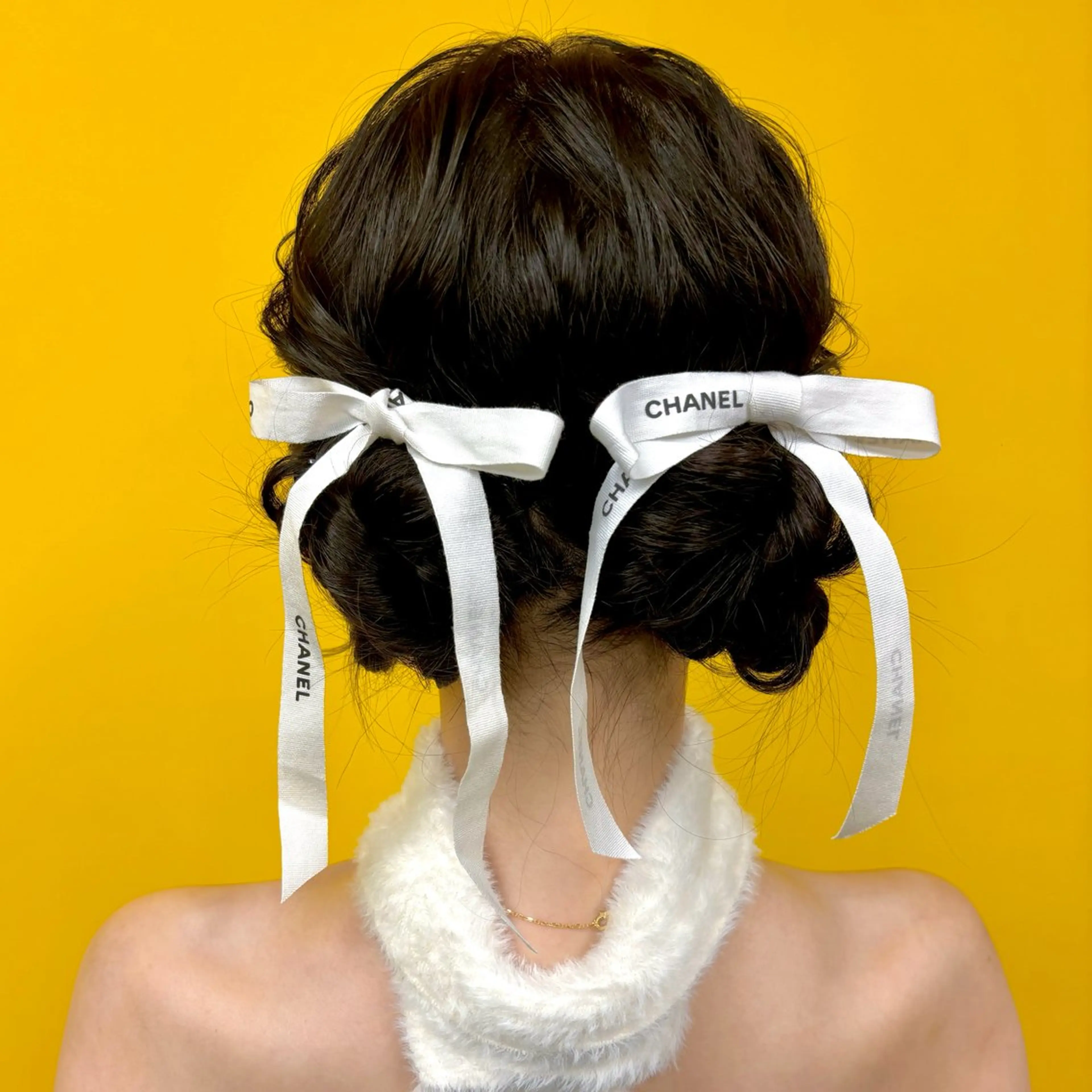 セミロング ヘアアレンジ お団子ヘア ヘアセット hair make salon m所属・aira𓂃𓈒𓏸 新宿ヘアセット🪽のヘアスタイル