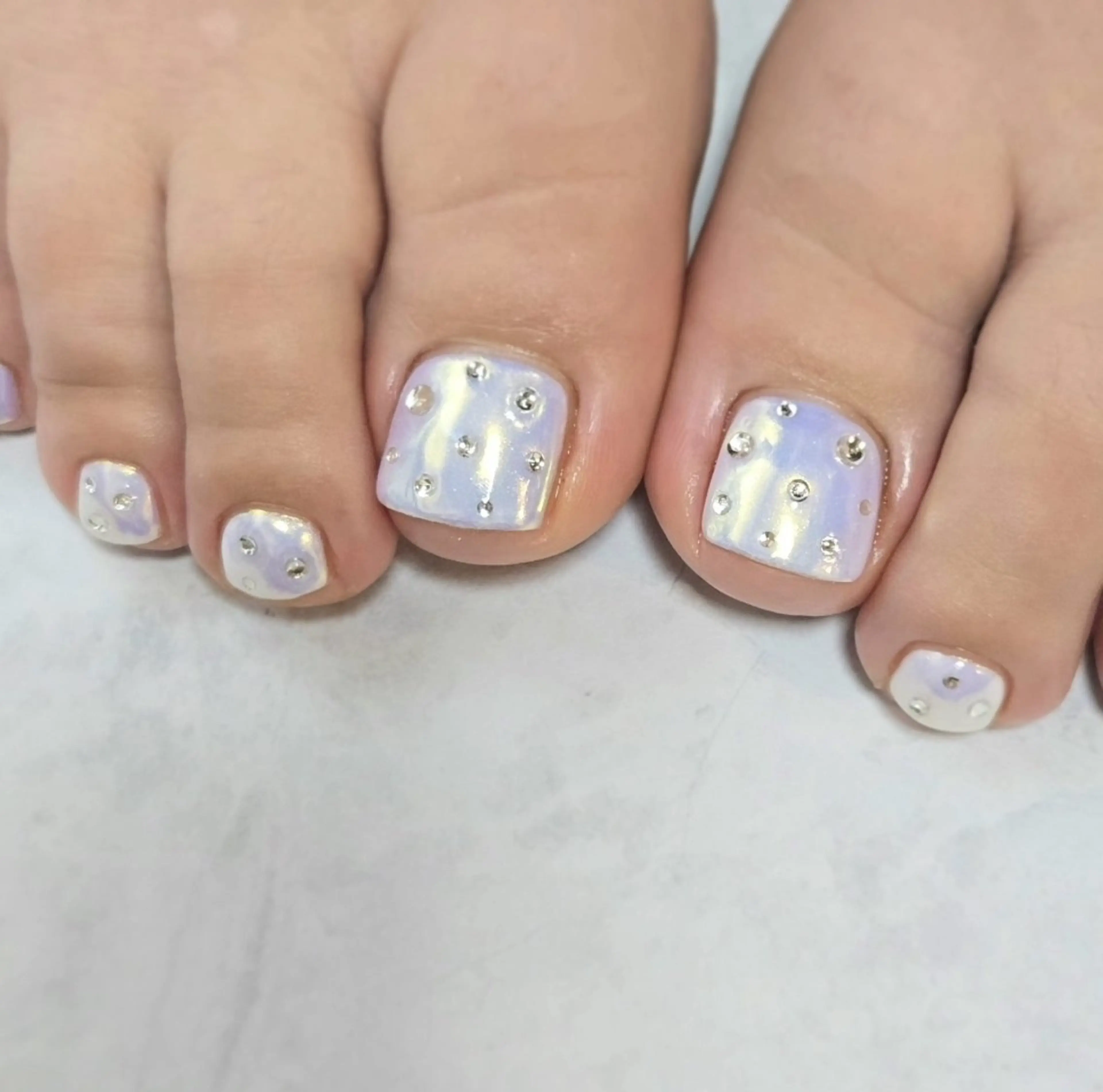 ネイル フットネイル ミラーネイル Nail Daisyのネイルデザイン