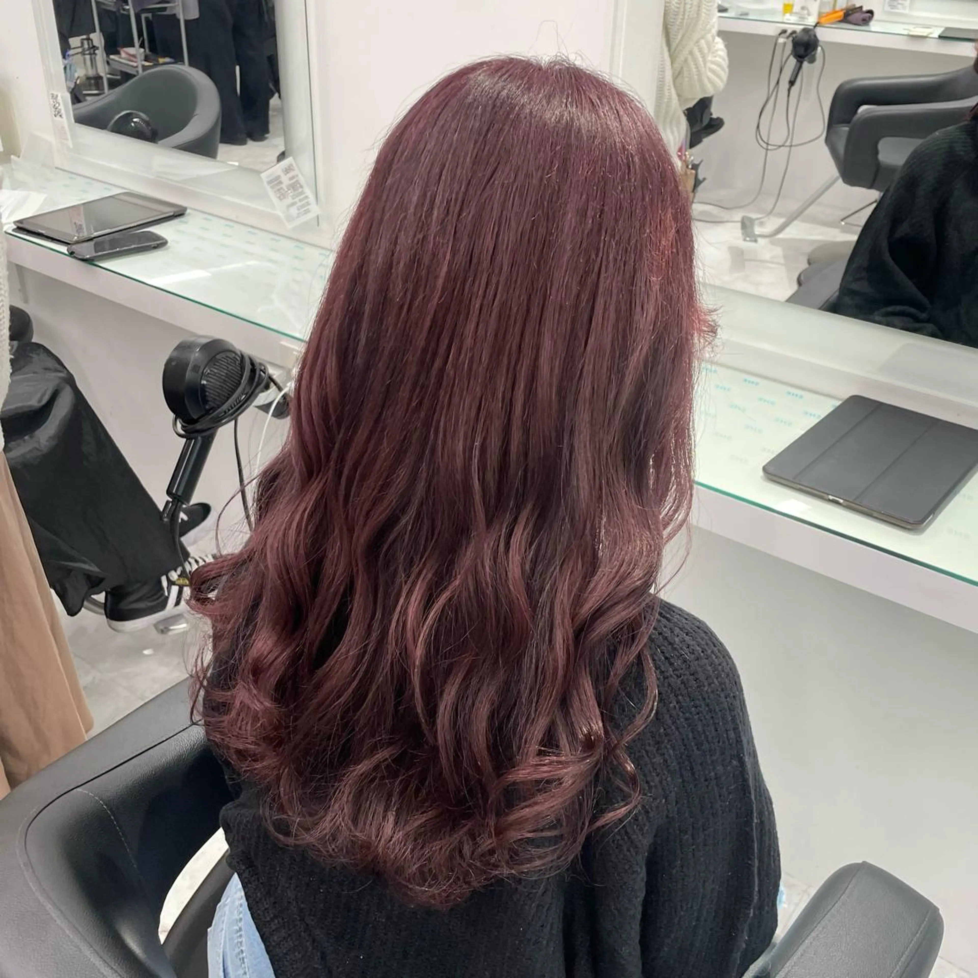 ロング カラー ヘアカラー トリートメント ヘッドスパ ヘアセット 暖色🩷透明感カラー ♡Maika♡のヘアスタイル