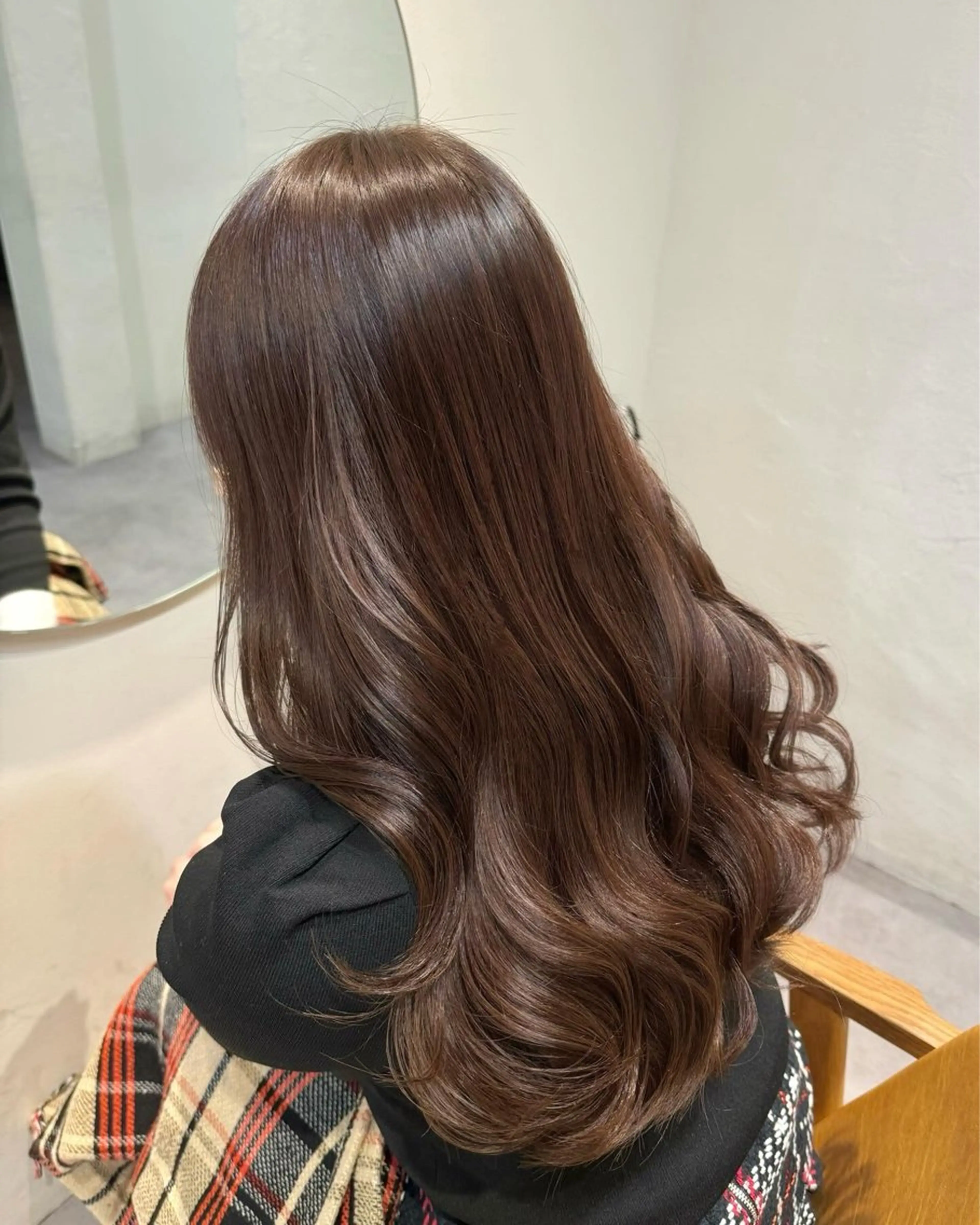 ロング カラー グレージュ ayaka♡ 柔らかカラーのヘアスタイル