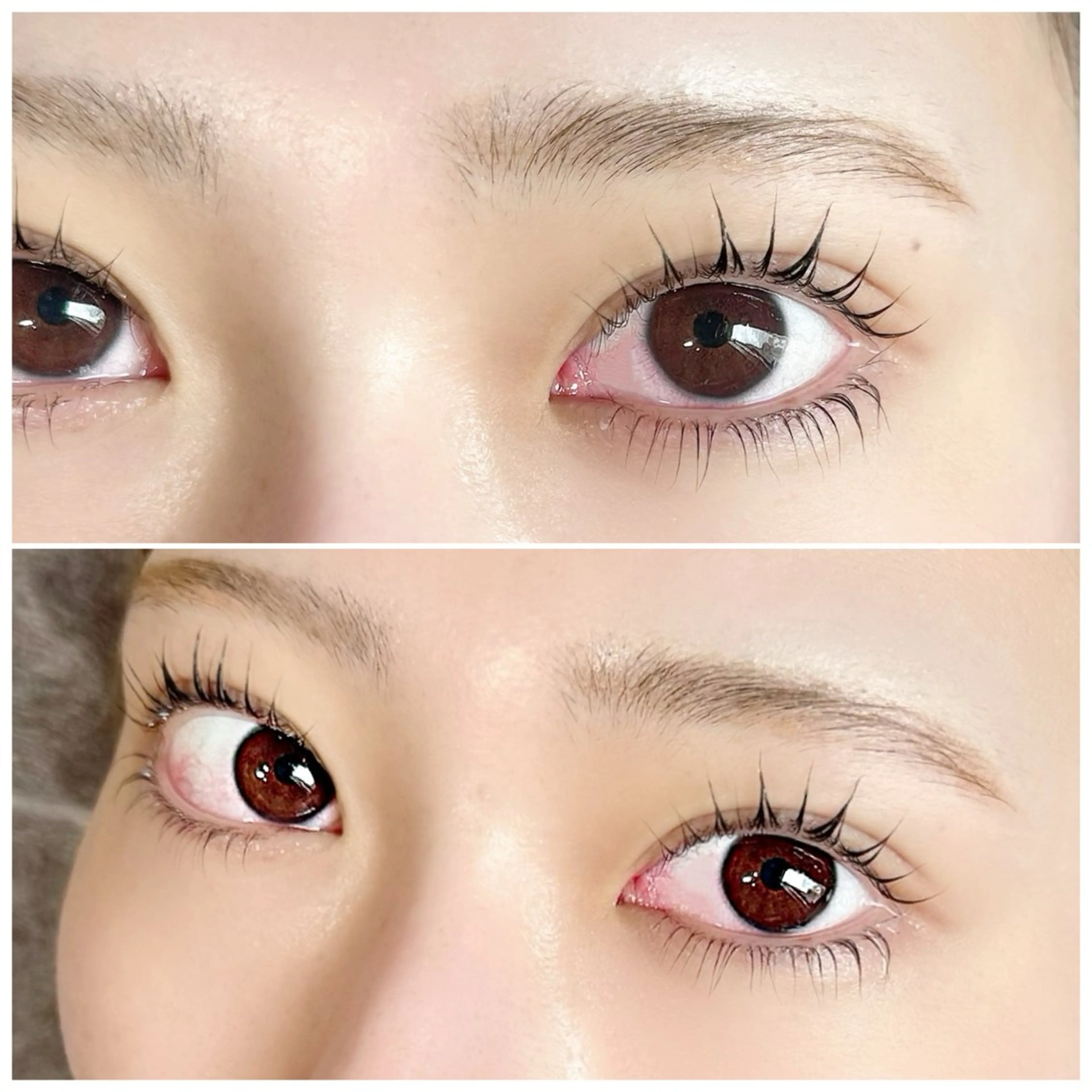 マツエク・マツパ 束感まつ毛 まつげパーマ 一重×まつ毛パーマ マツパ eyelist moe｡✧｡･ﾟのマツエク・マツパデザイン