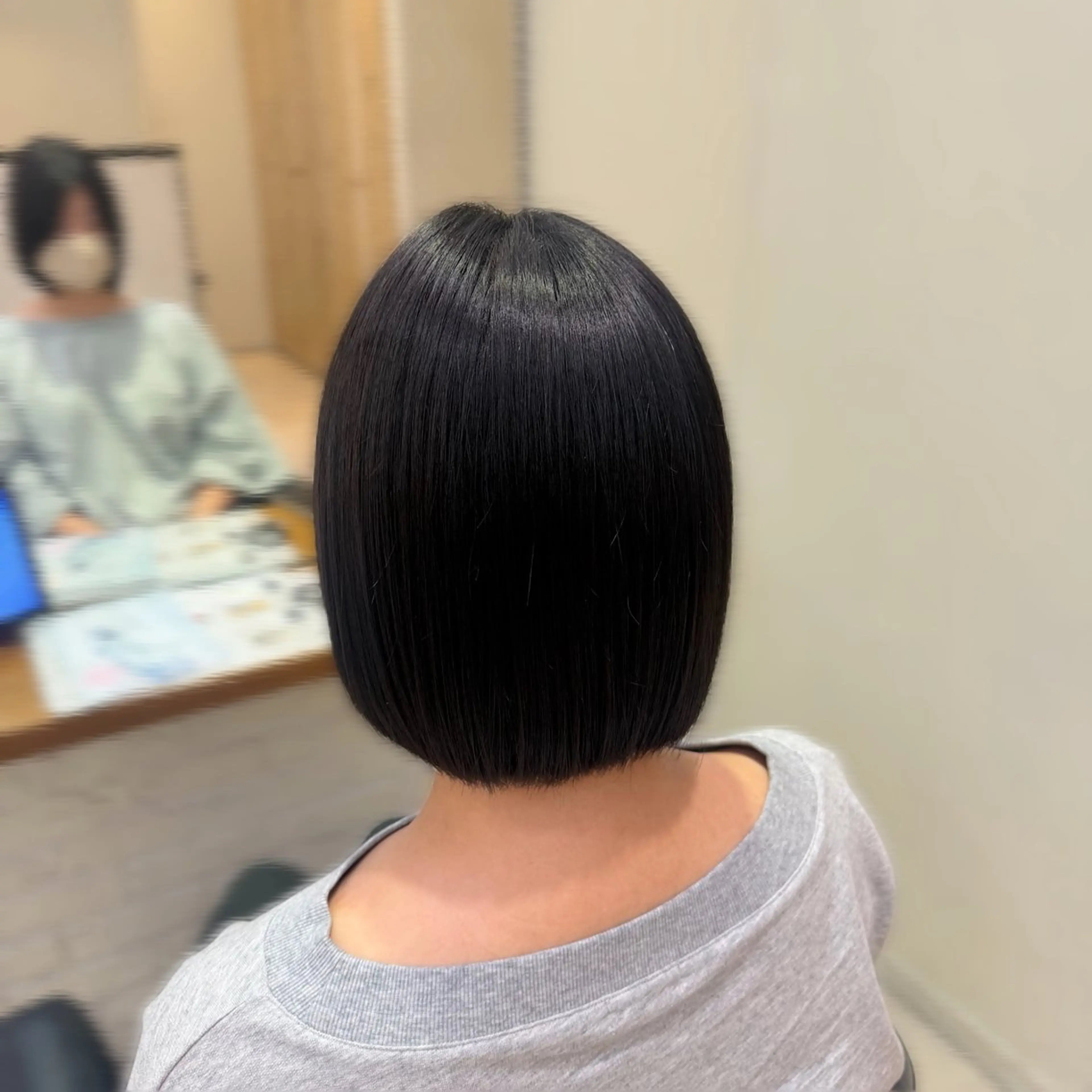 ショート ヘアカラー トリートメント 透明感カラー🫧 韓国ヘア/タマキ🎀のヘアスタイル