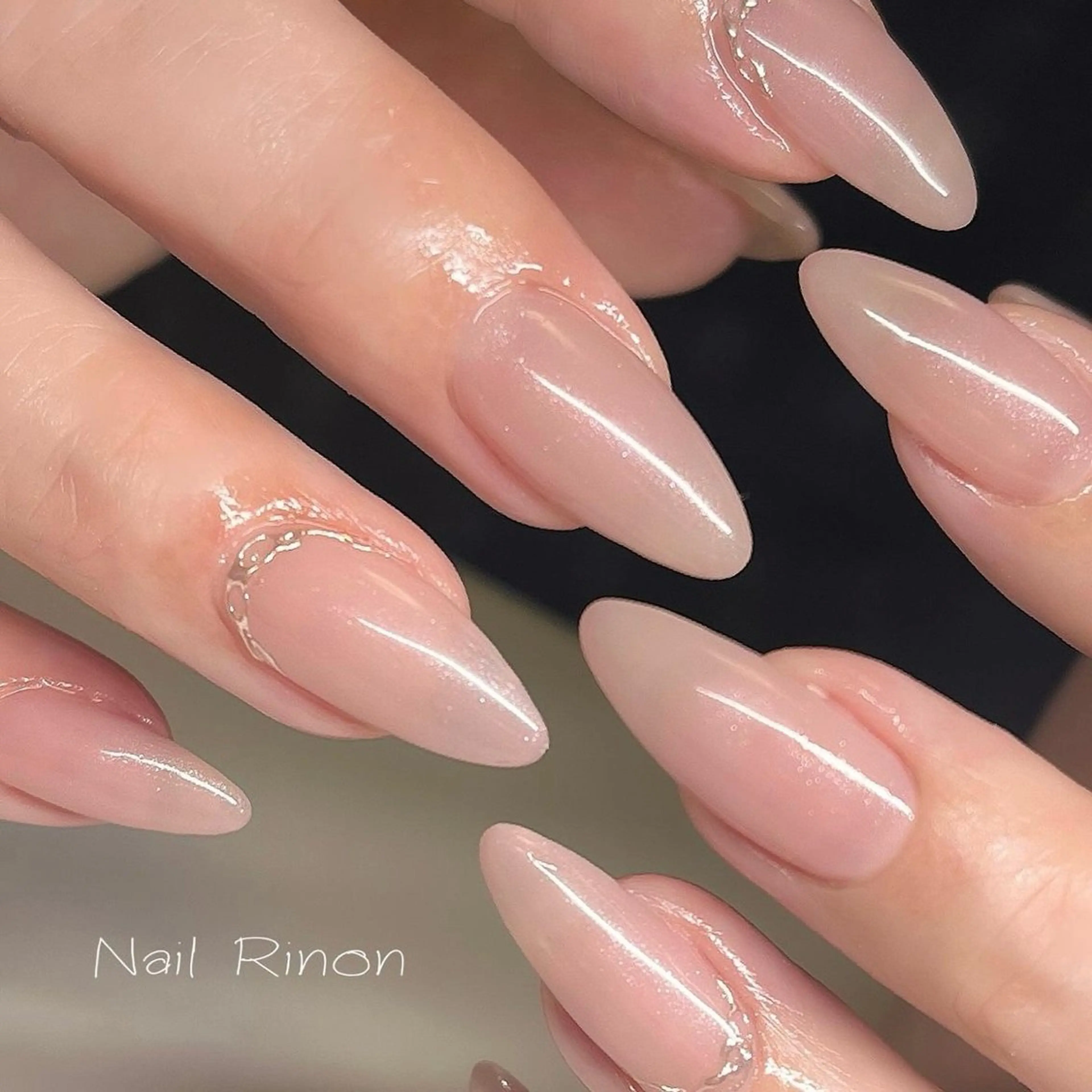ネイル オフィスネイル ハンドネイル Nail Rinonのネイルデザイン