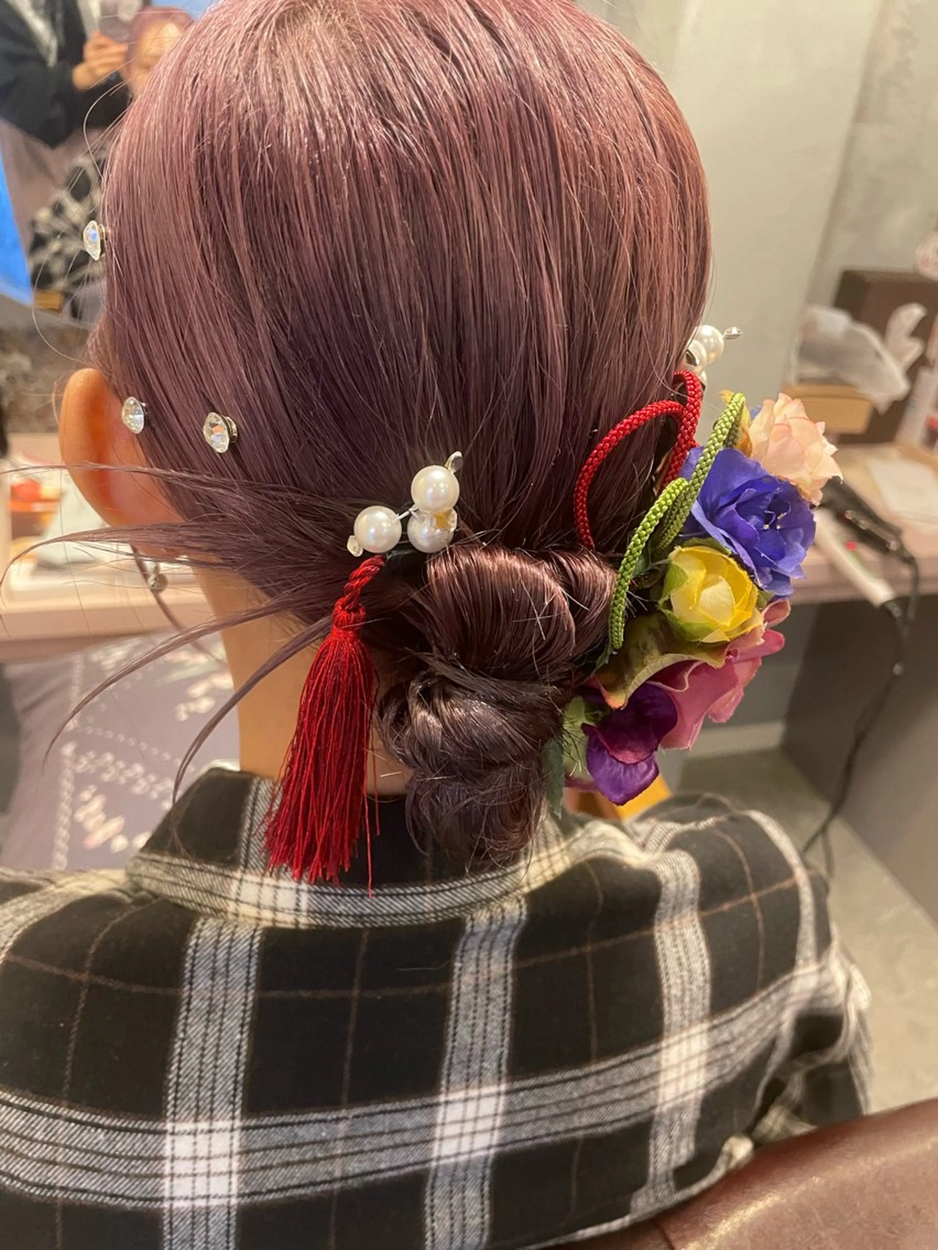 ロング hair make echo滿木あい花のヘアスタイル