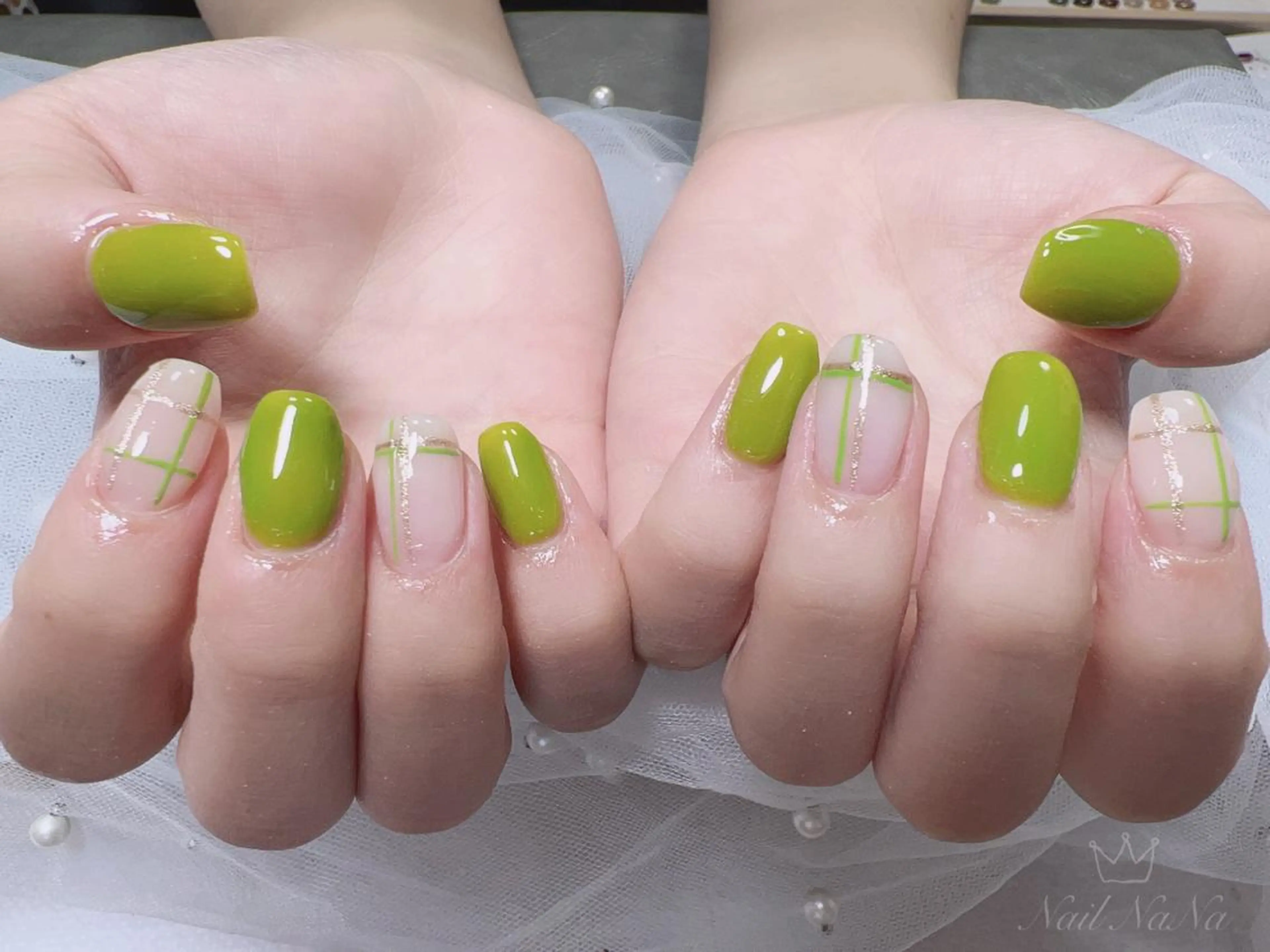 ショート カラー ネイル ハンドネイル Nail NaNaのネイルデザイン