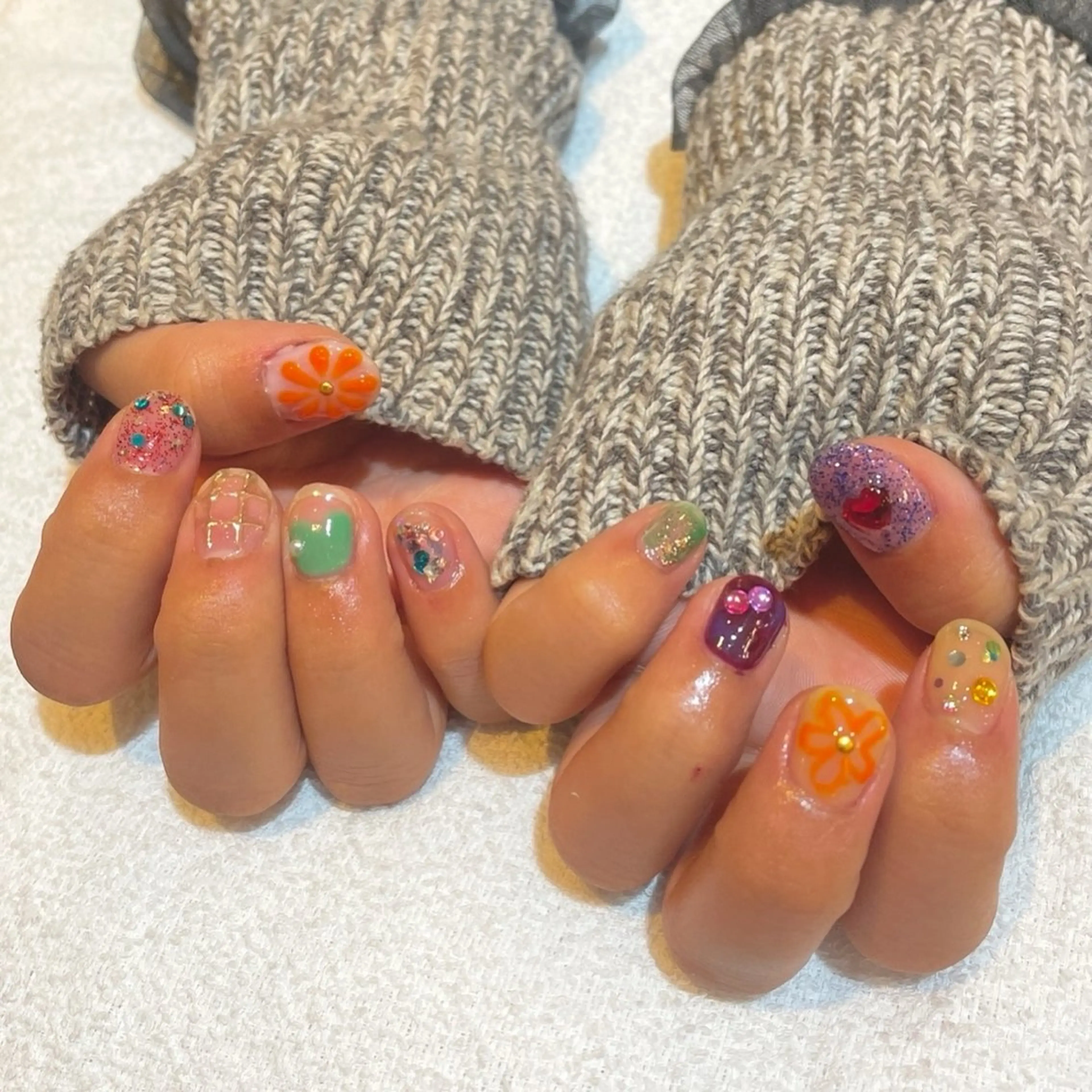 ネイル ハンドネイル 菊池 菜月のヘアスタイル