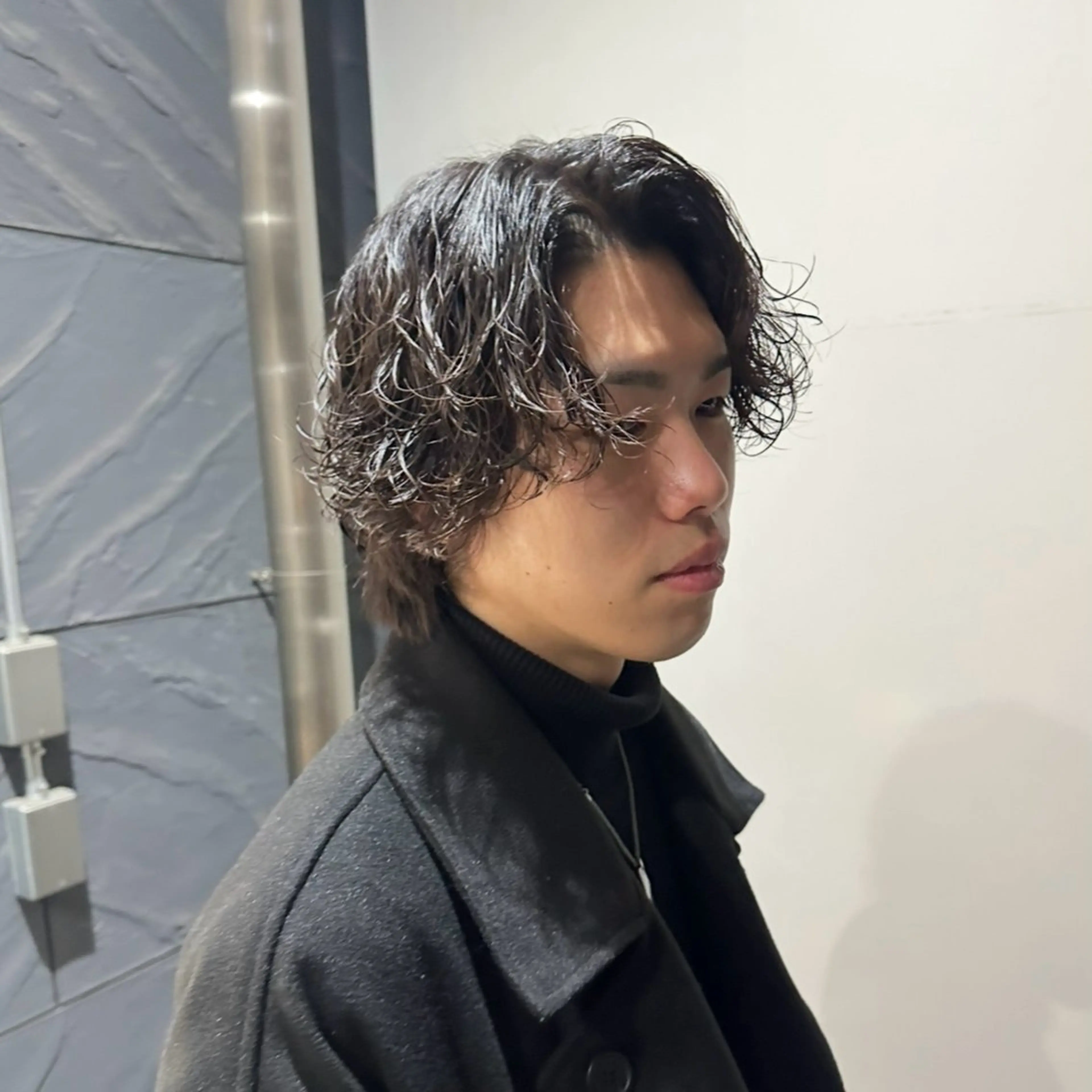 ショート パーマ MINX/ボブ/ レイヤー/田中元翔のヘアスタイル