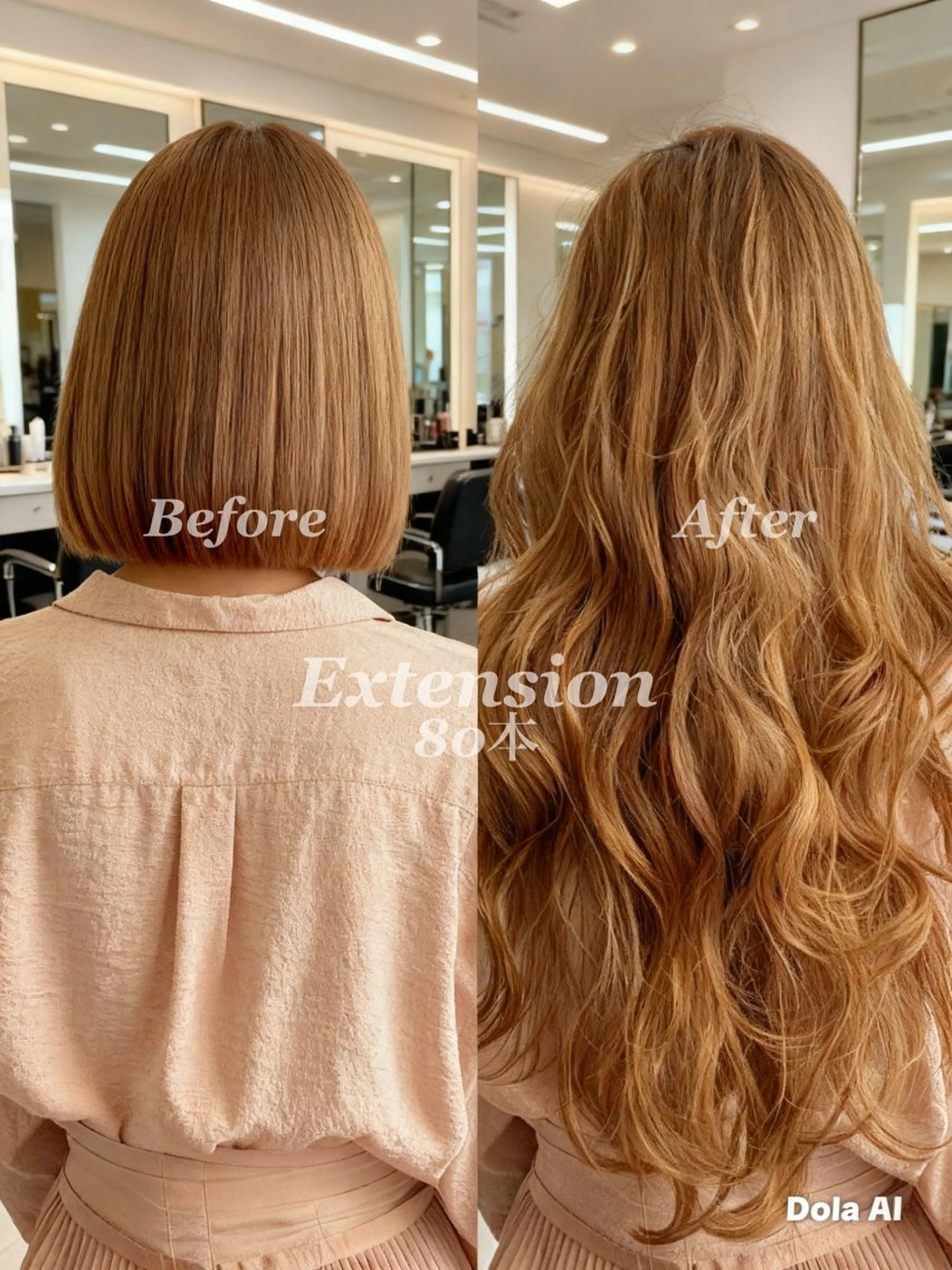 ロング エクステ 艶カラー/エクステ/ 藤原リックのヘアスタイル