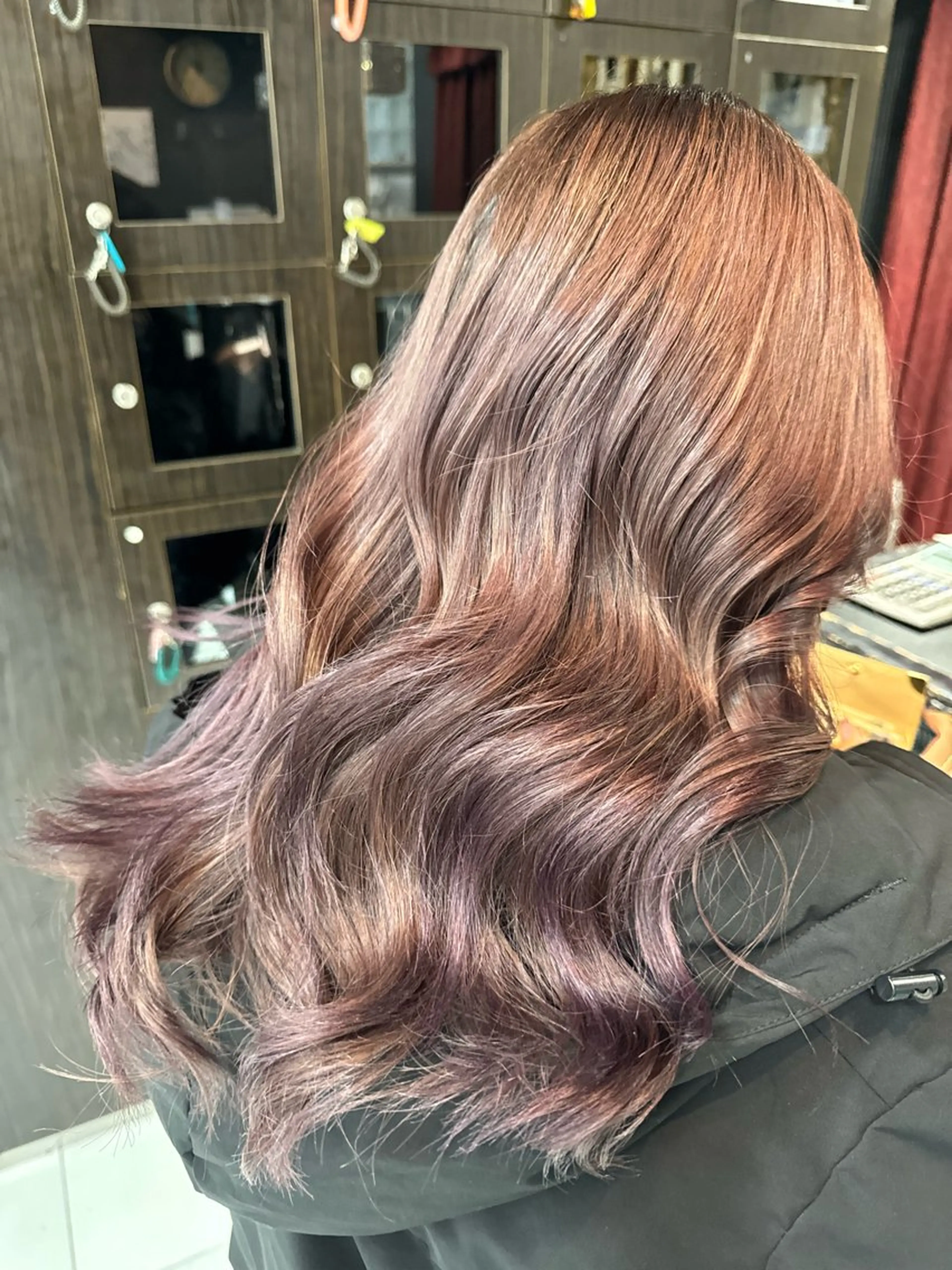 ロング ピンクブラウン ᴘʀɪᴢᴇ 🌜 ᴀɴʀɪ 🌜のヘアスタイル